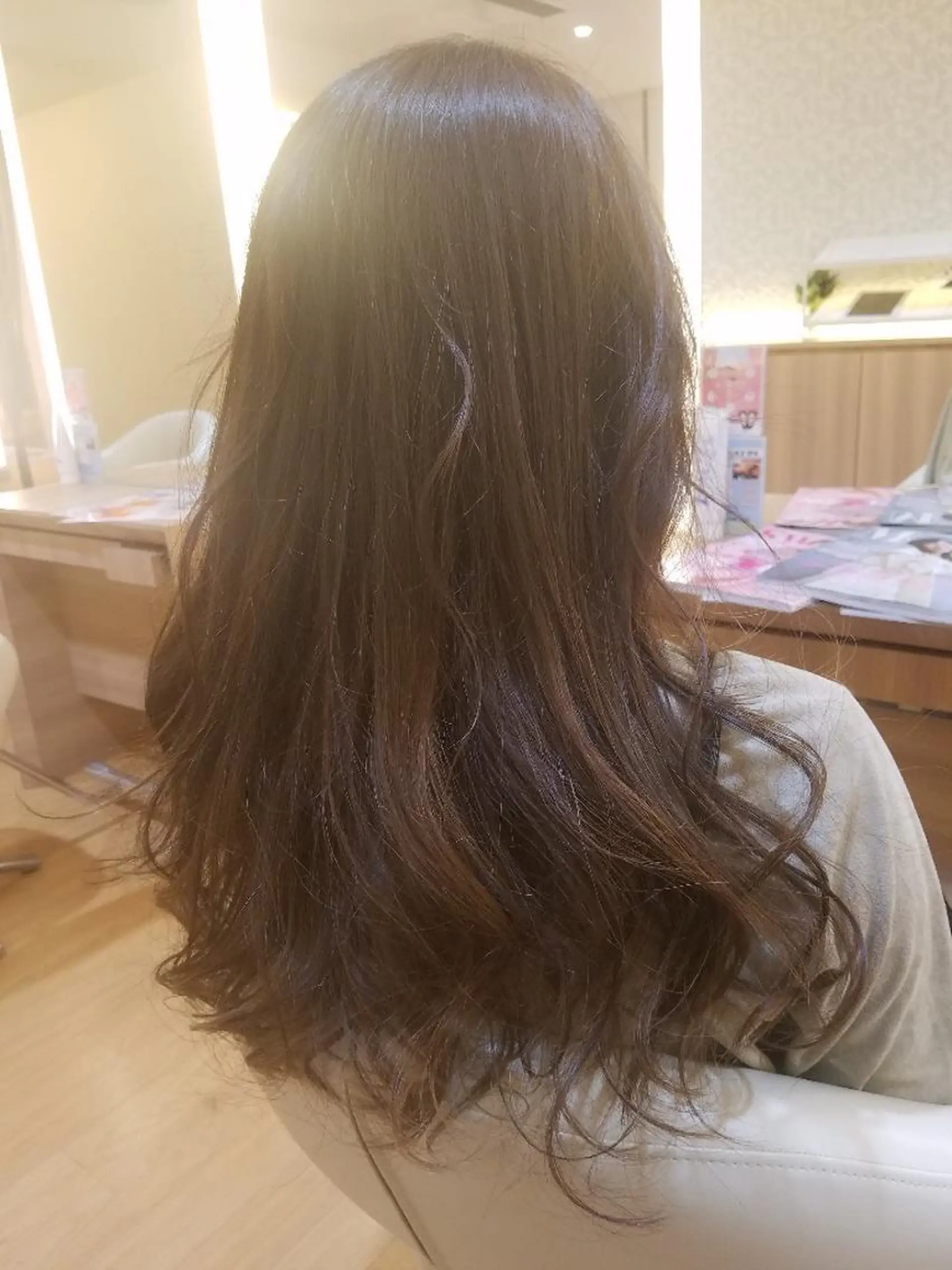 ロング カラー パーマ ロング 髪質改善/ハイライト 小林秀樹のヘアスタイル