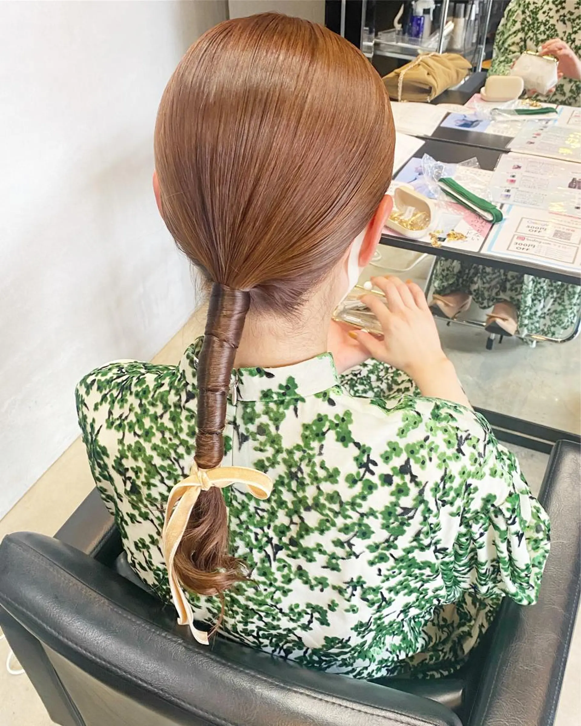 ロング ヘアアレンジ ヘアセット FIORE hair design所属・山根 奈緒のマツエク・マツパデザイン