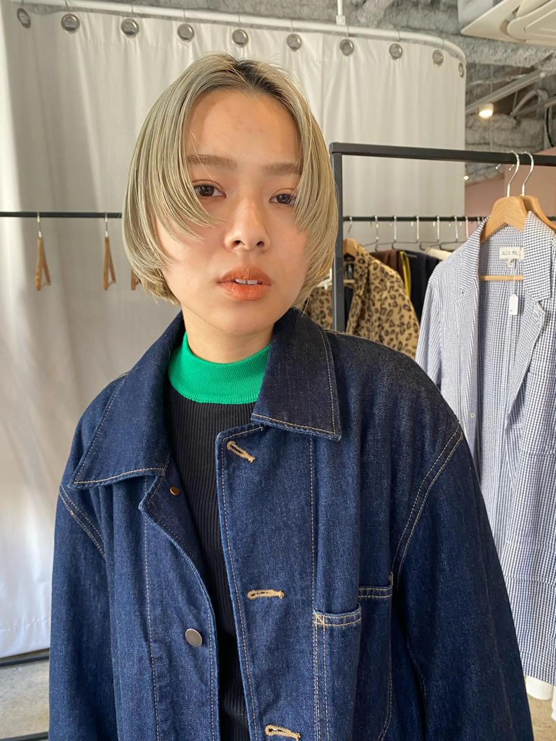 ショート カラー ヘアカラー トリートメント Hayashi Shioriのヘアスタイル