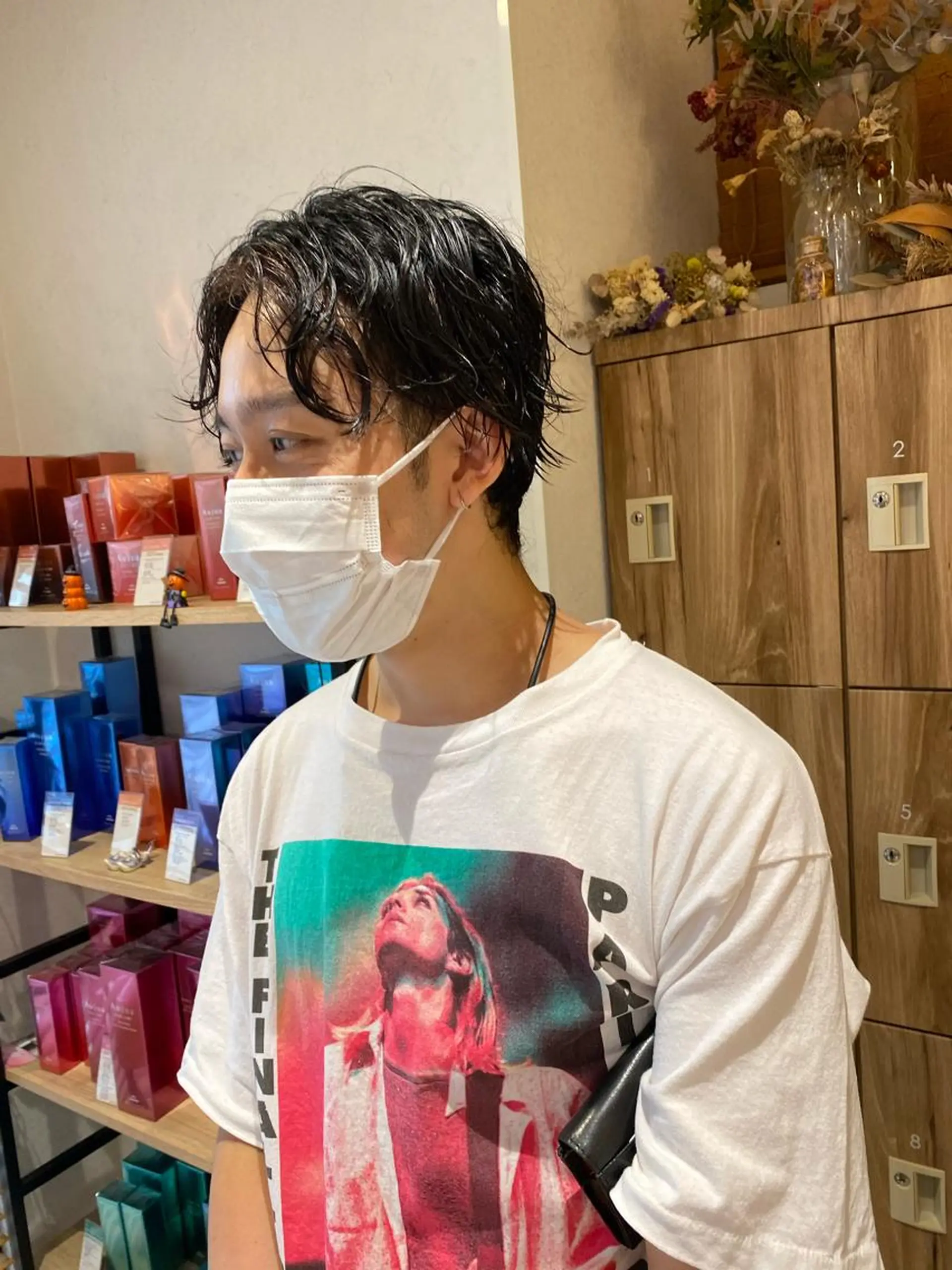 メンズ センターパート カット パーマ指名No1 /namiのヘアスタイル