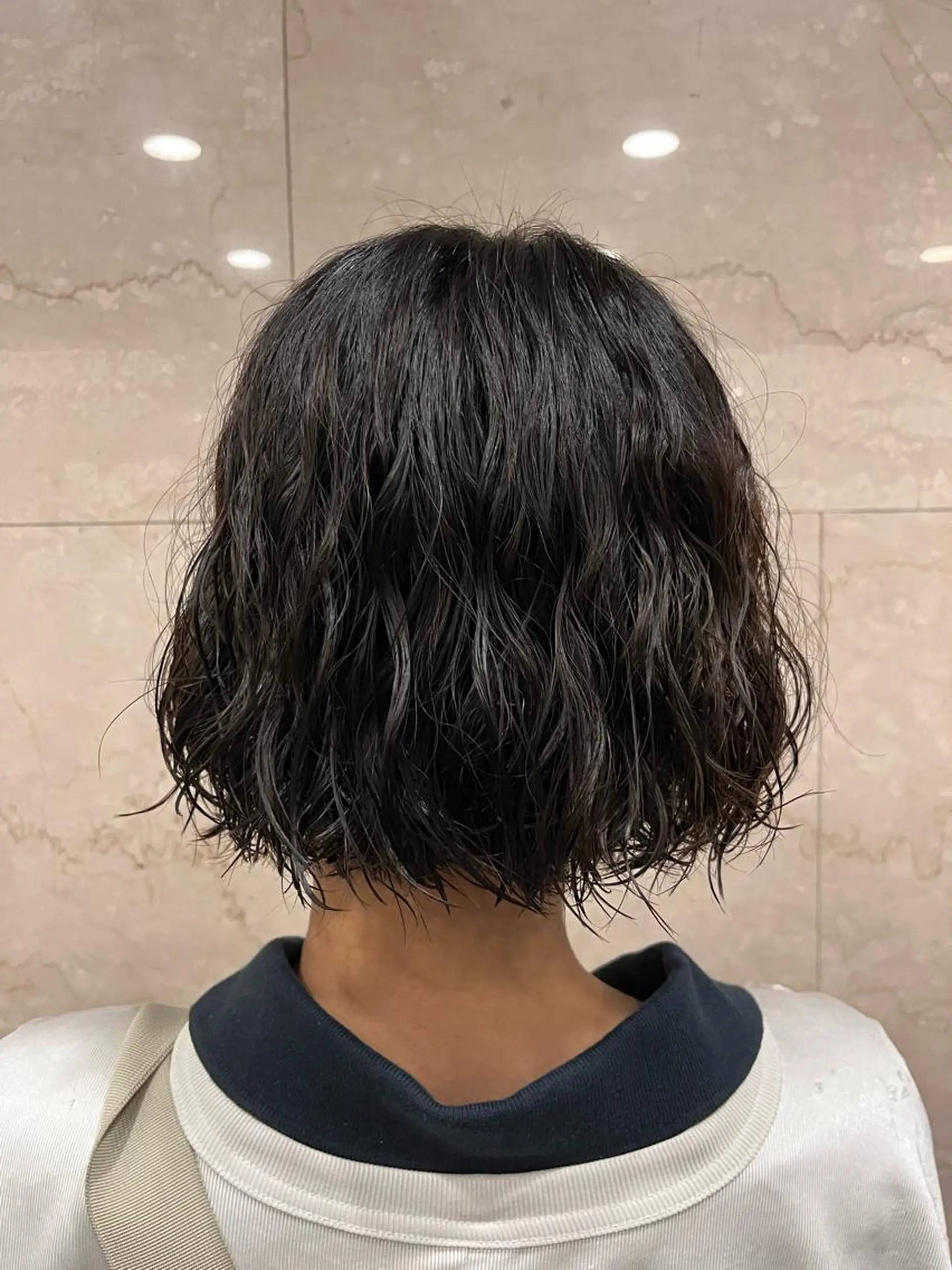 ショート パーマ 太田 渚遊のヘアスタイル