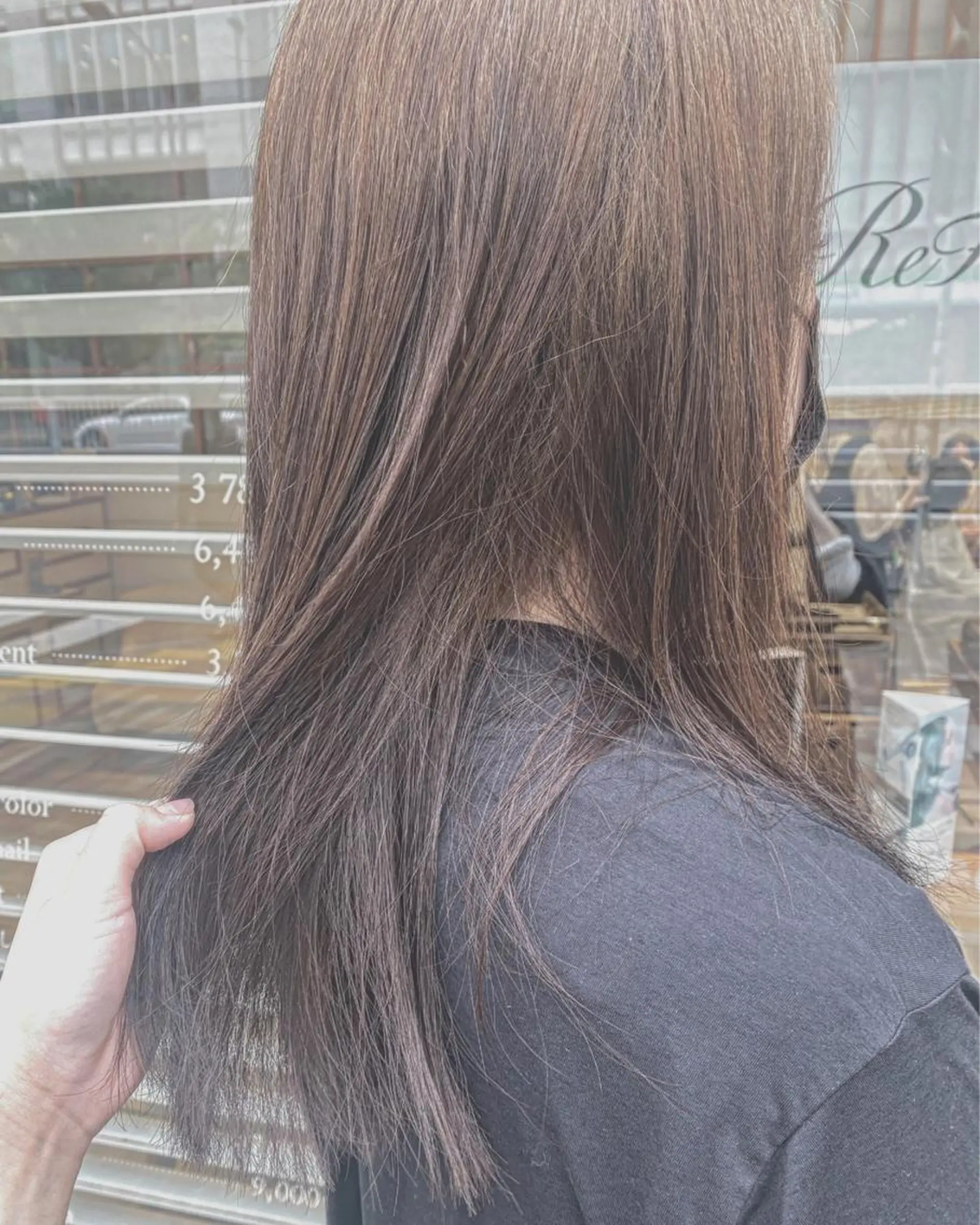 ロング ヘアカラー トリートメント ゆもとまひろ🫧 渋谷/メンズパーマのヘアスタイル
