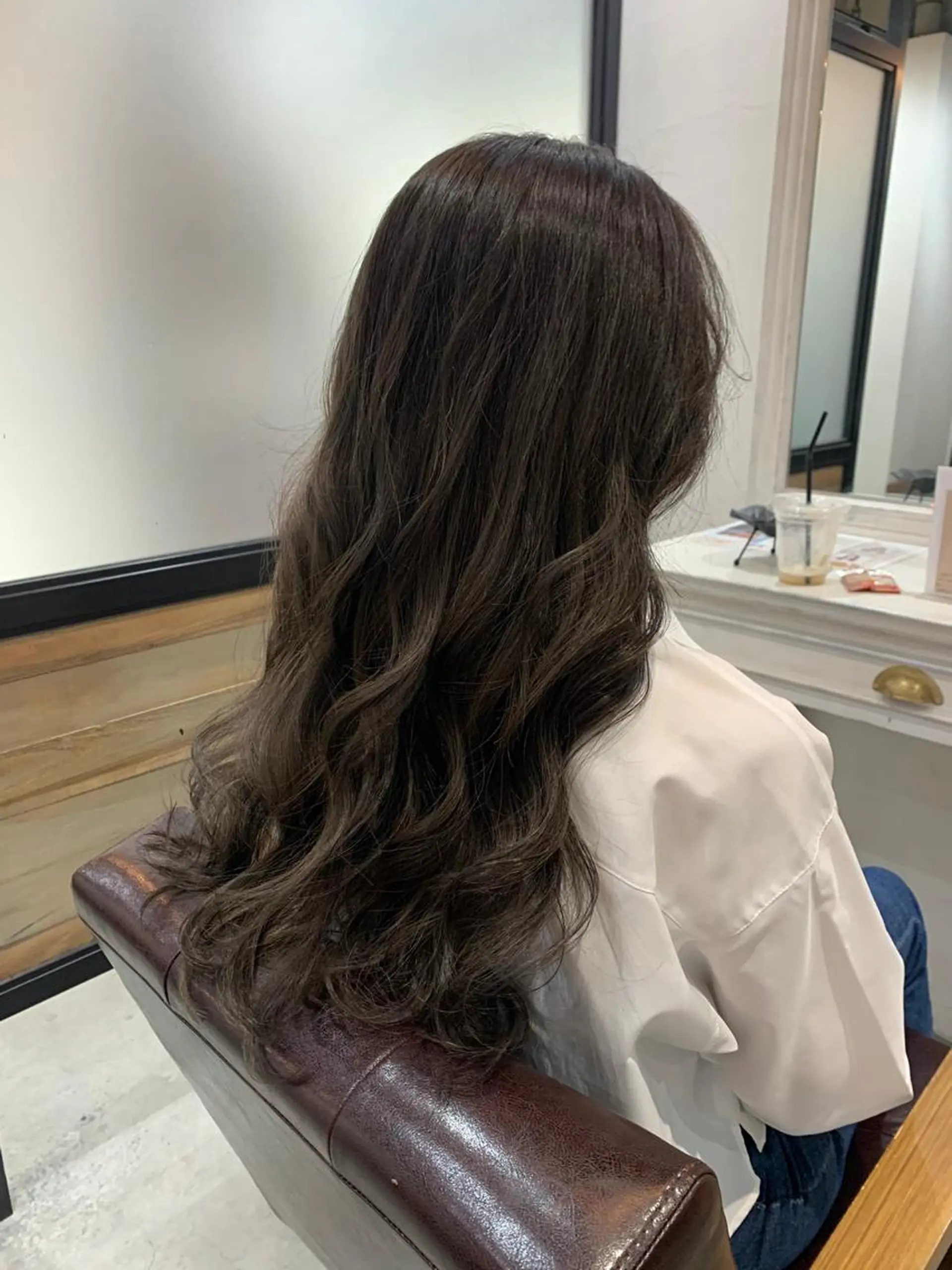 ロング カラー ヘアアレンジ イルミナカラー カット ヘアカラー トリートメント kei/ダブルカラー /ベージュ/透明感のヘアスタイル
