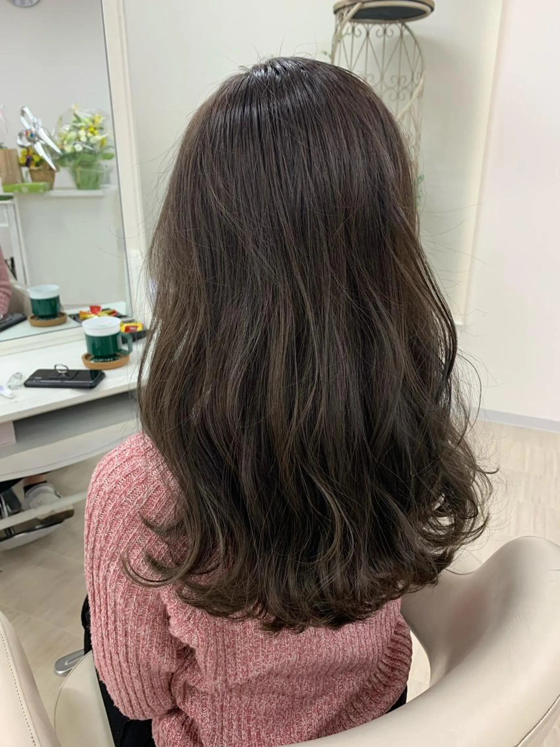 ロング カラー 大橋 一智のヘアスタイル