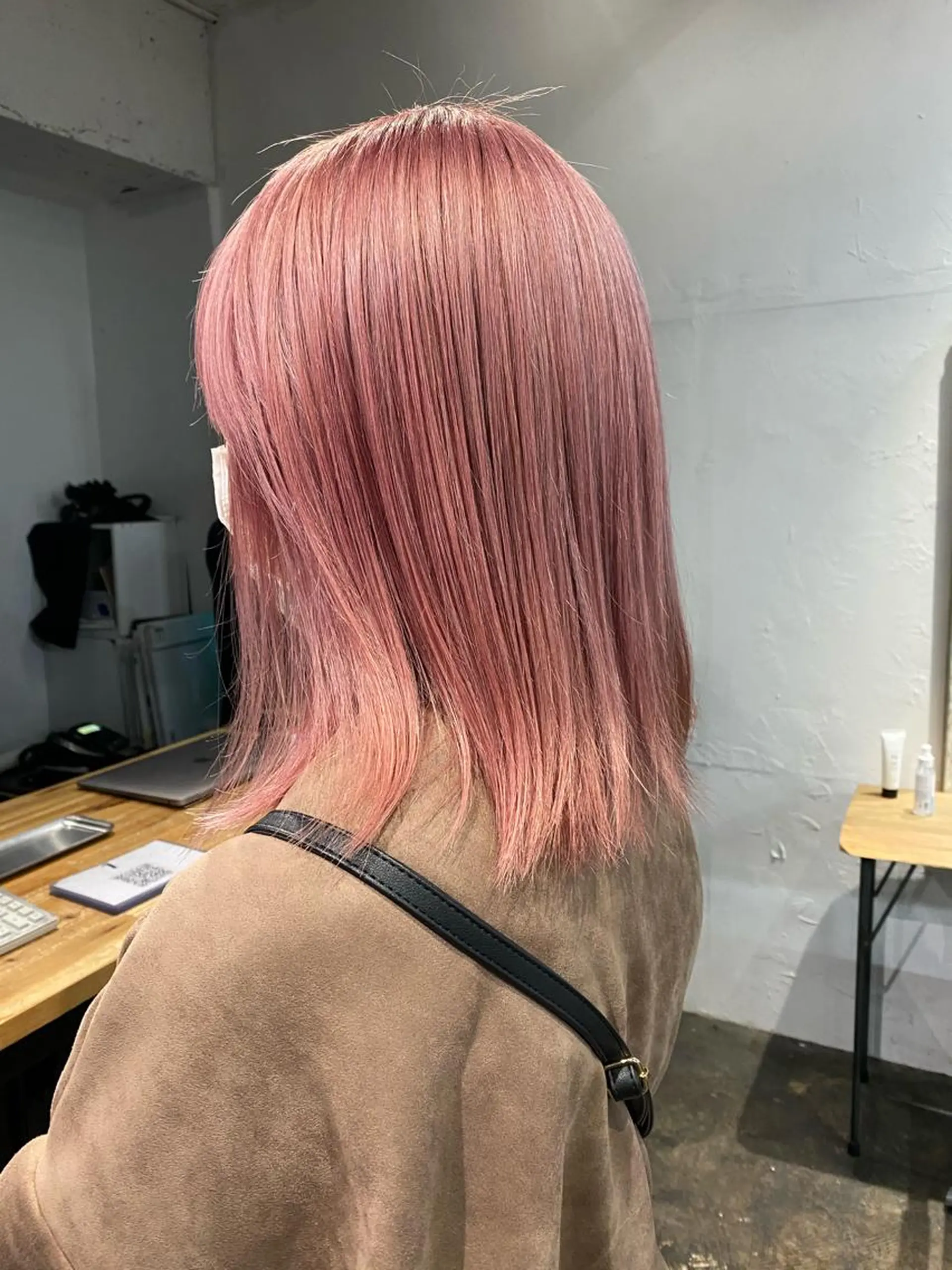 ミディアム カラー カット ヘアカラー レイヤー暖色カラー 池袋Yamamotoのヘアスタイル