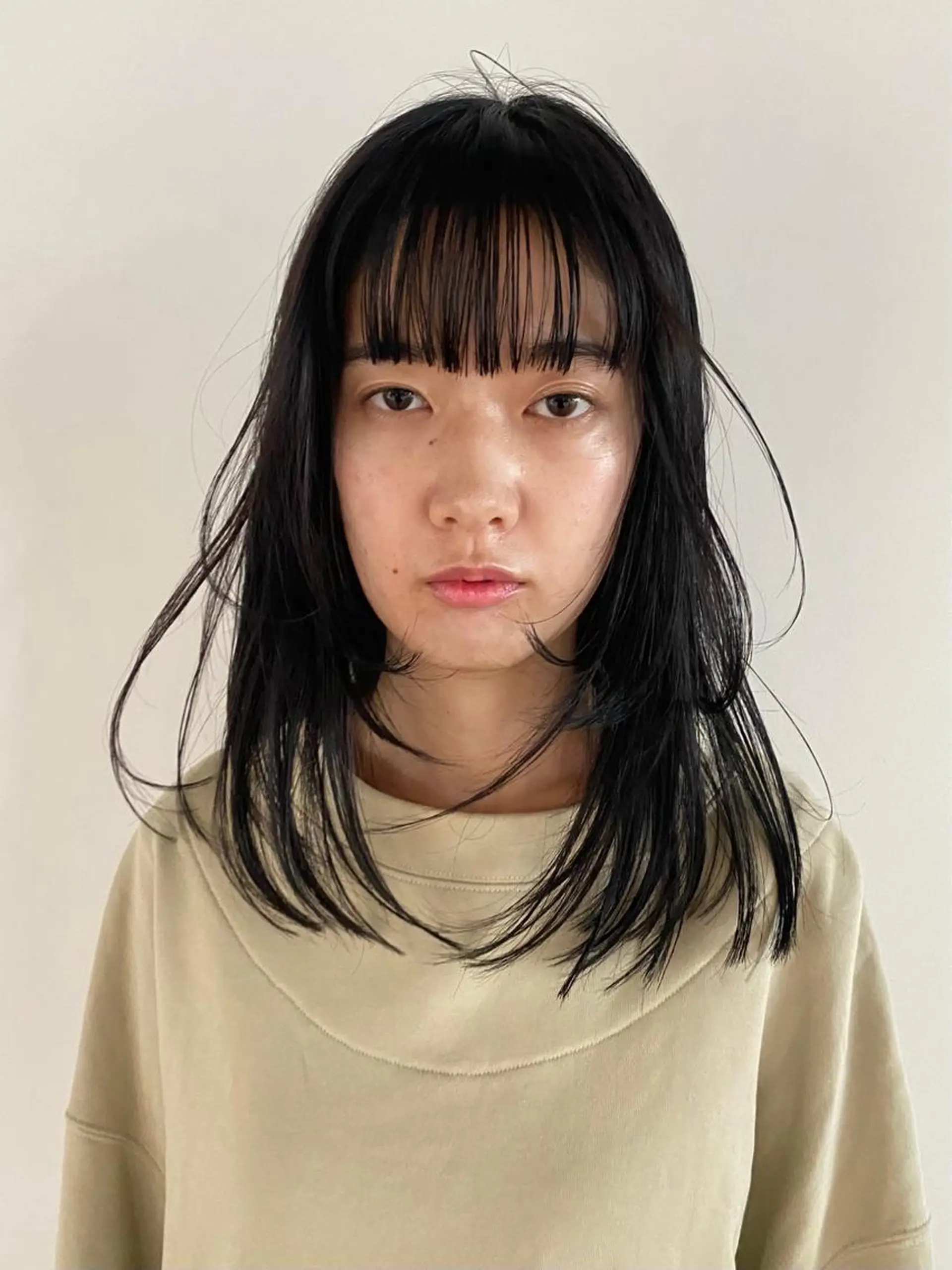 ミディアム カラー パーマ ヘアアレンジ メンズ キッズ ネイル マツエク・マツパ アイブロウ パーマスタイル🔅 sayacaのヘアスタイル