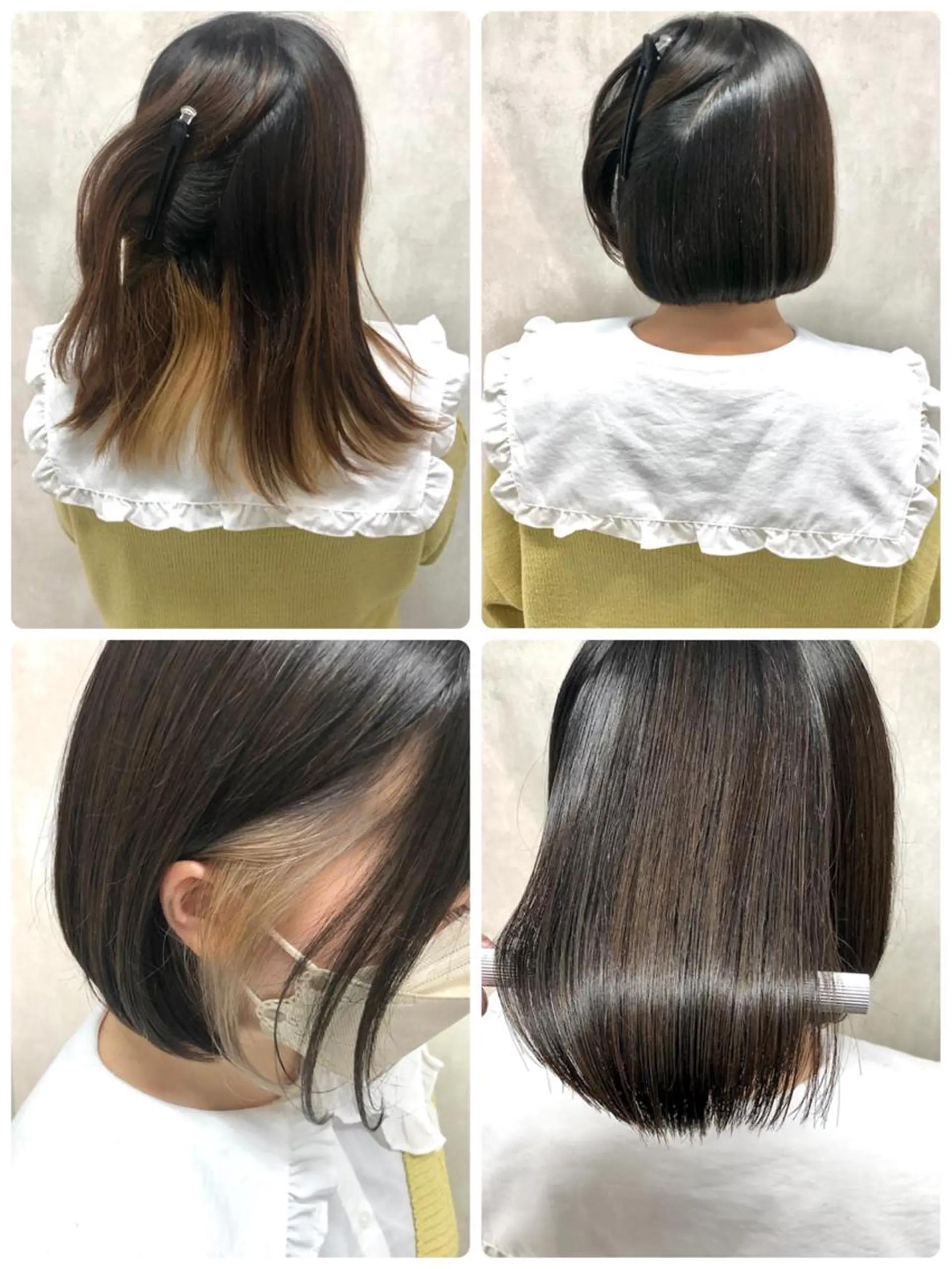 ショート カット ヘアカラー 縮毛矯正 トリートメント 満足度⭕️縮毛矯正師 谷口にお任せを👍のヘアスタイル