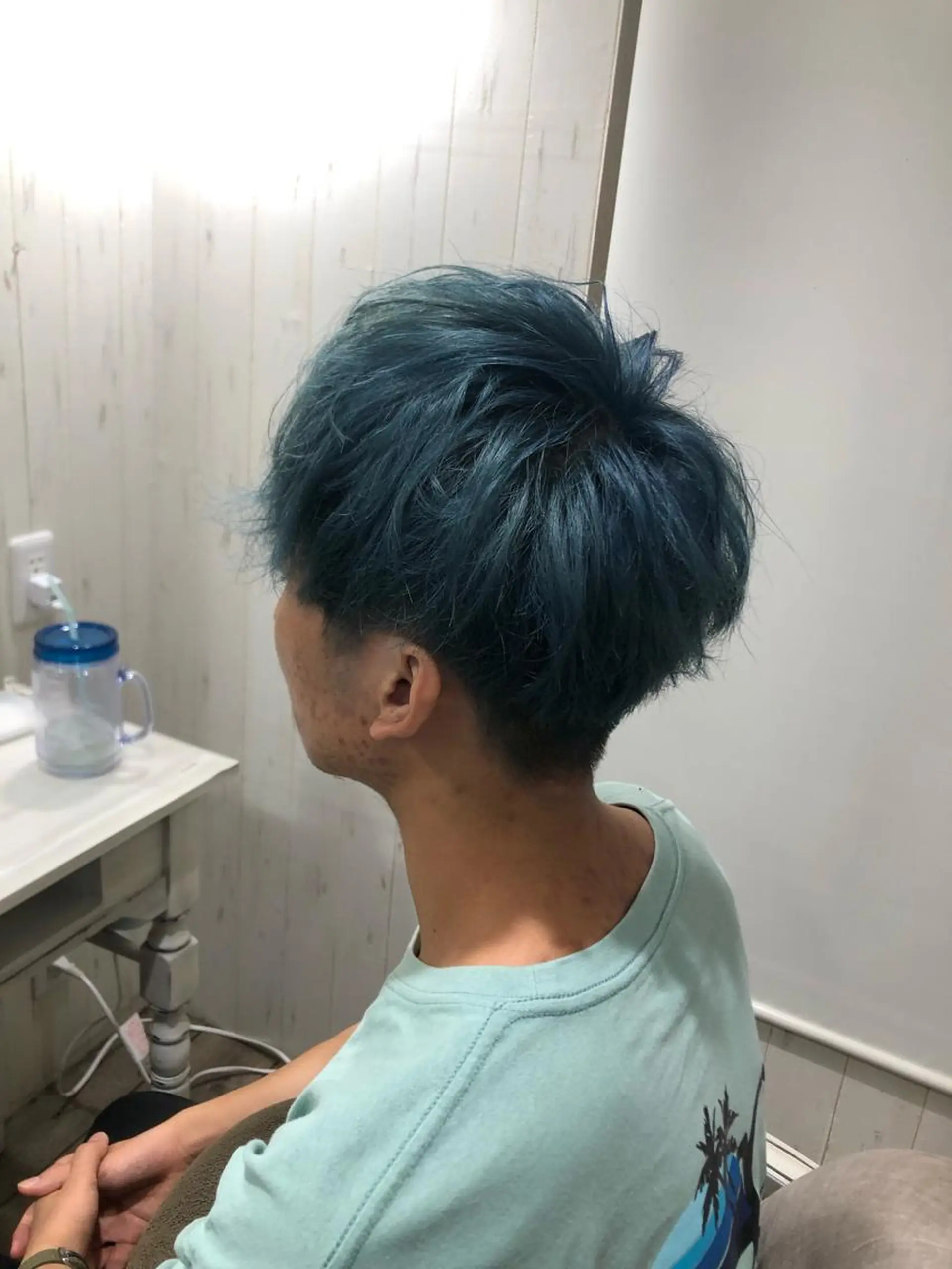 ショート カラー メンズ カット ヘアカラー トリートメント イシジマ タカナリのヘアスタイル