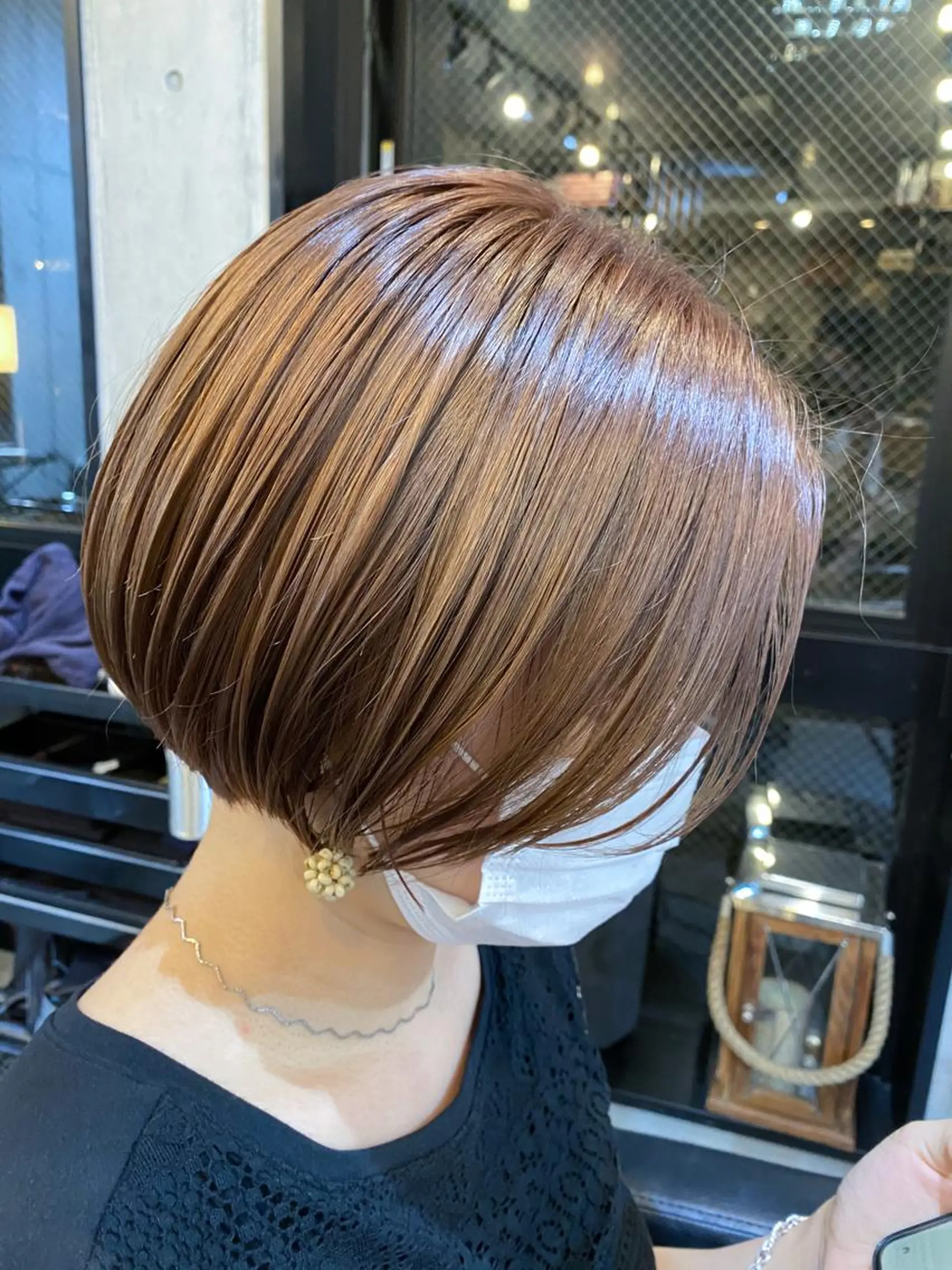 ショート カラー 艶髪ブリーチ 永井竜也のヘアスタイル