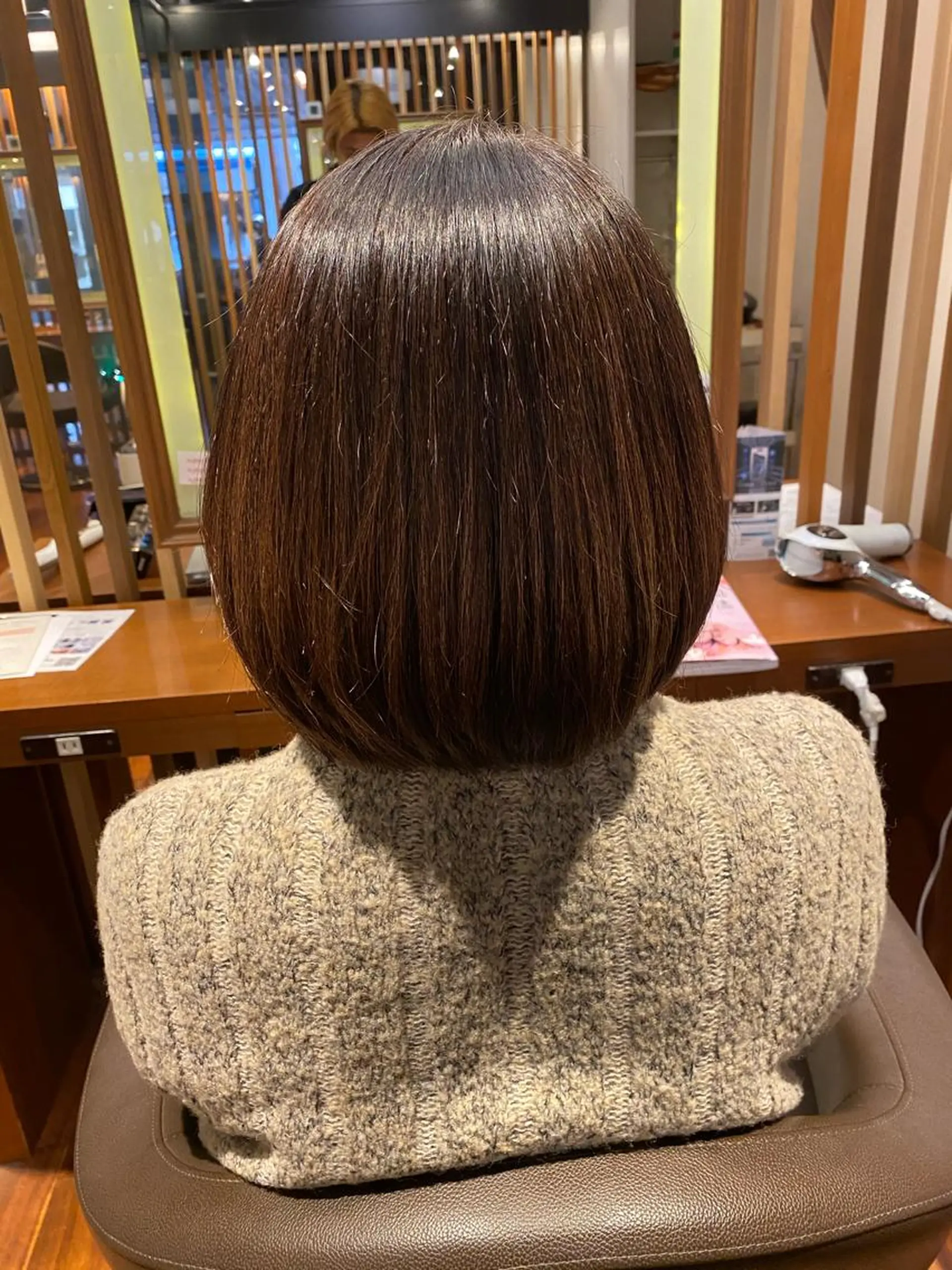ショート ボブ カット ヘアカラー トリートメント 🐮メンズパーマ/髪 質改善/鎌倉🐮のヘアスタイル