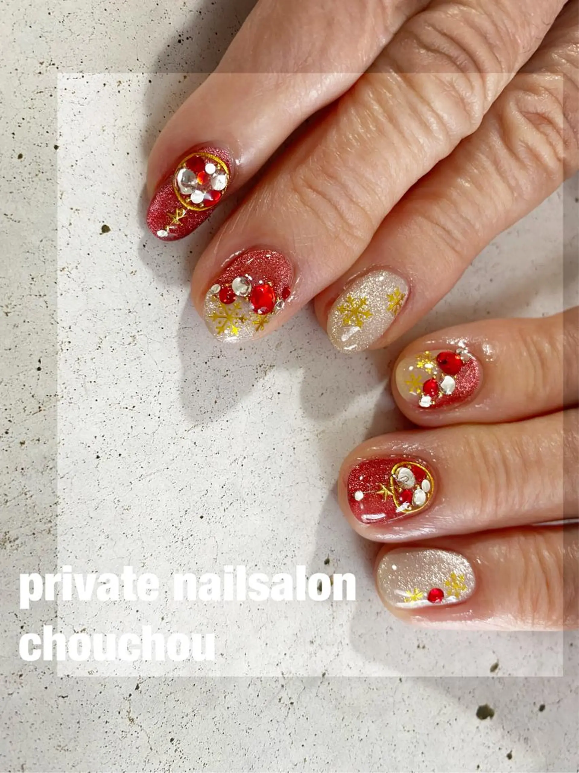 ネイル 冬ネイル クリスマス ネイルサロン CHOUCHOUのネイルデザイン