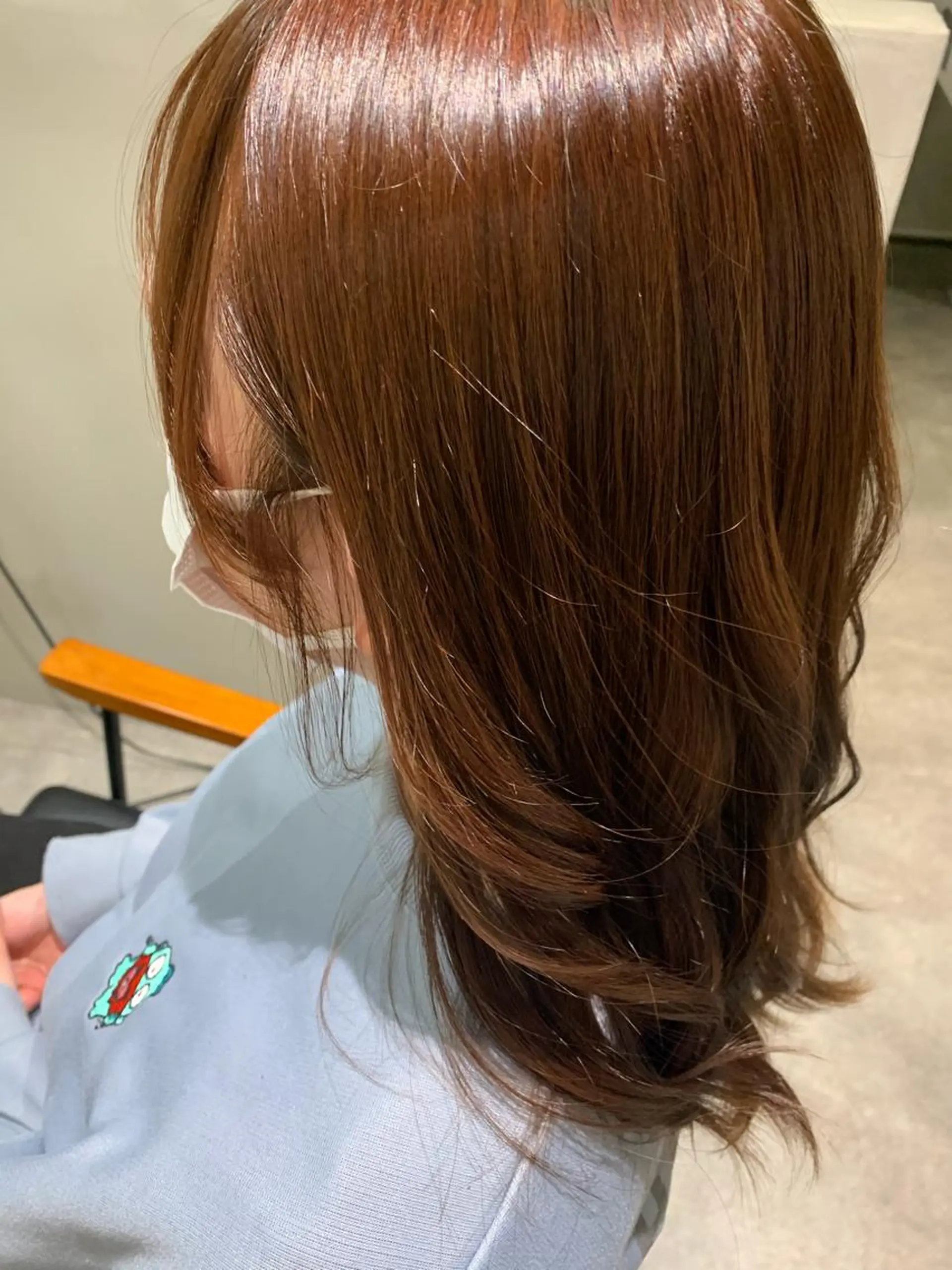 ミディアム 顔周りカット FERIAあべの 🎀中野まや🎀のヘアスタイル