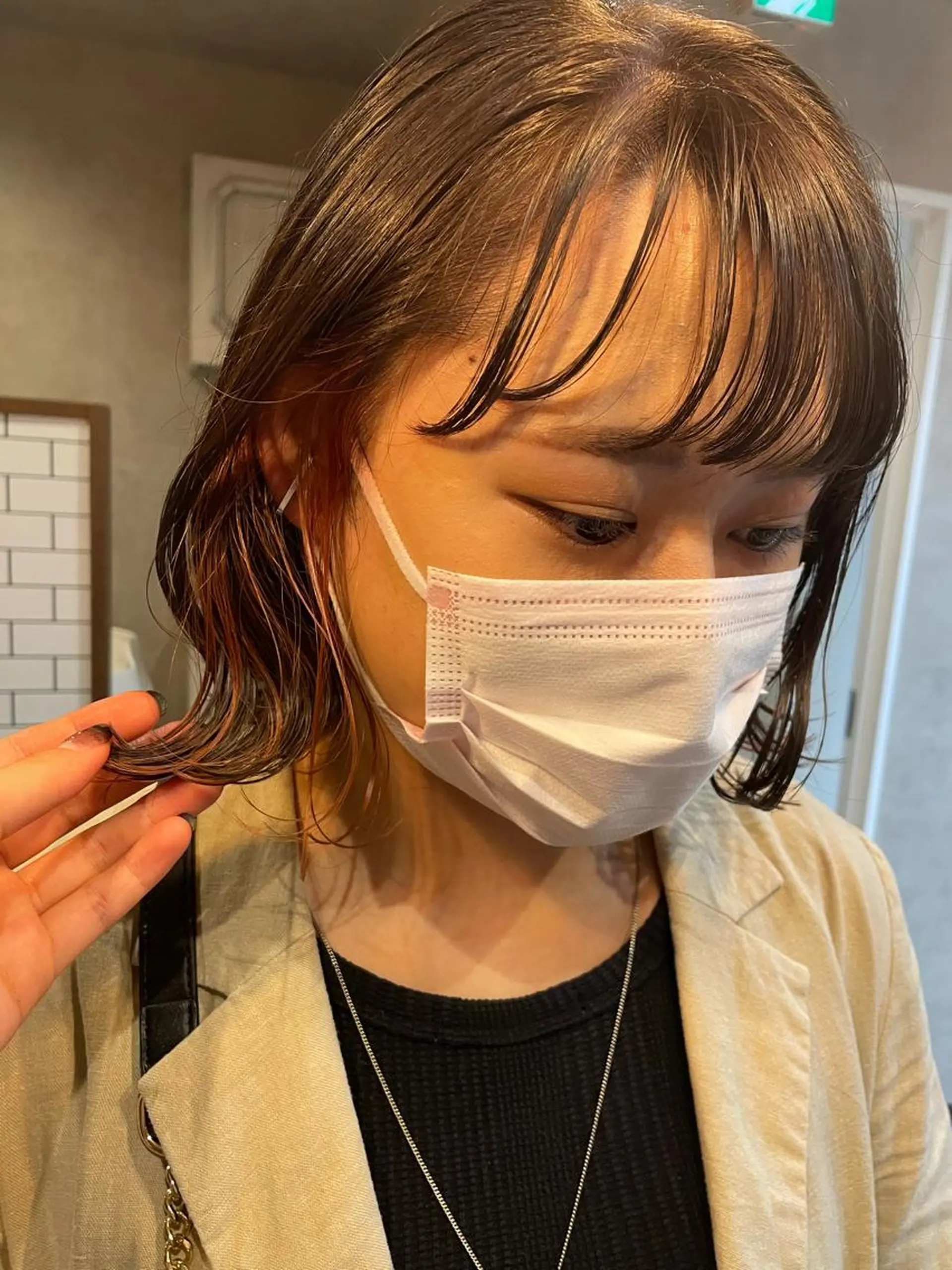 ミディアム 赤味消しcolor 🥣♡Ayaのヘアスタイル