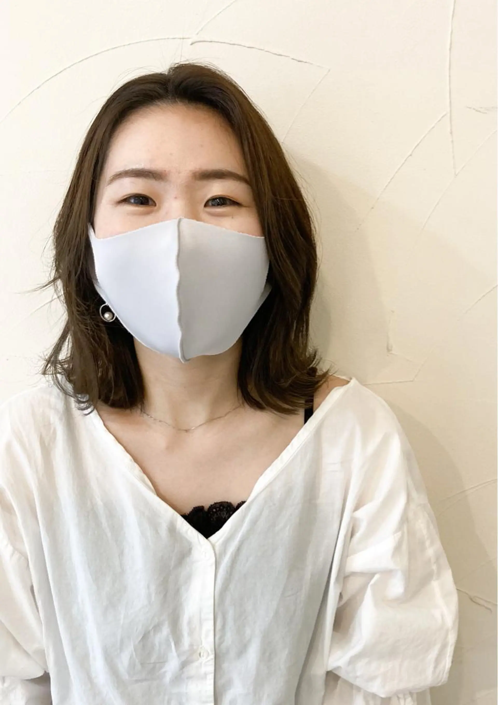 ミディアム カラー カット ヘアカラー トリートメント 樋野 亮のヘアスタイル