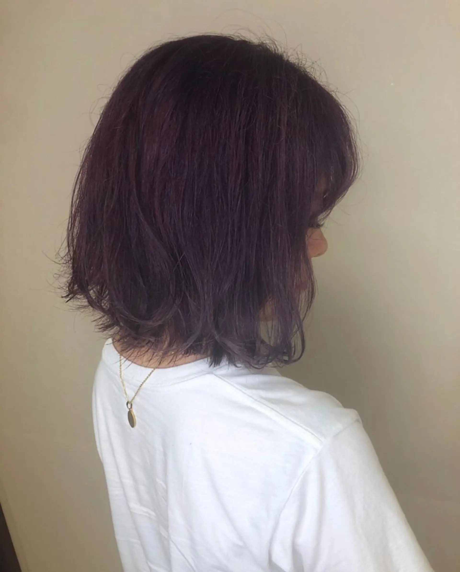 ミディアム カラー ヘアアレンジ パープルカラー 丸谷 みくのその他イメージ