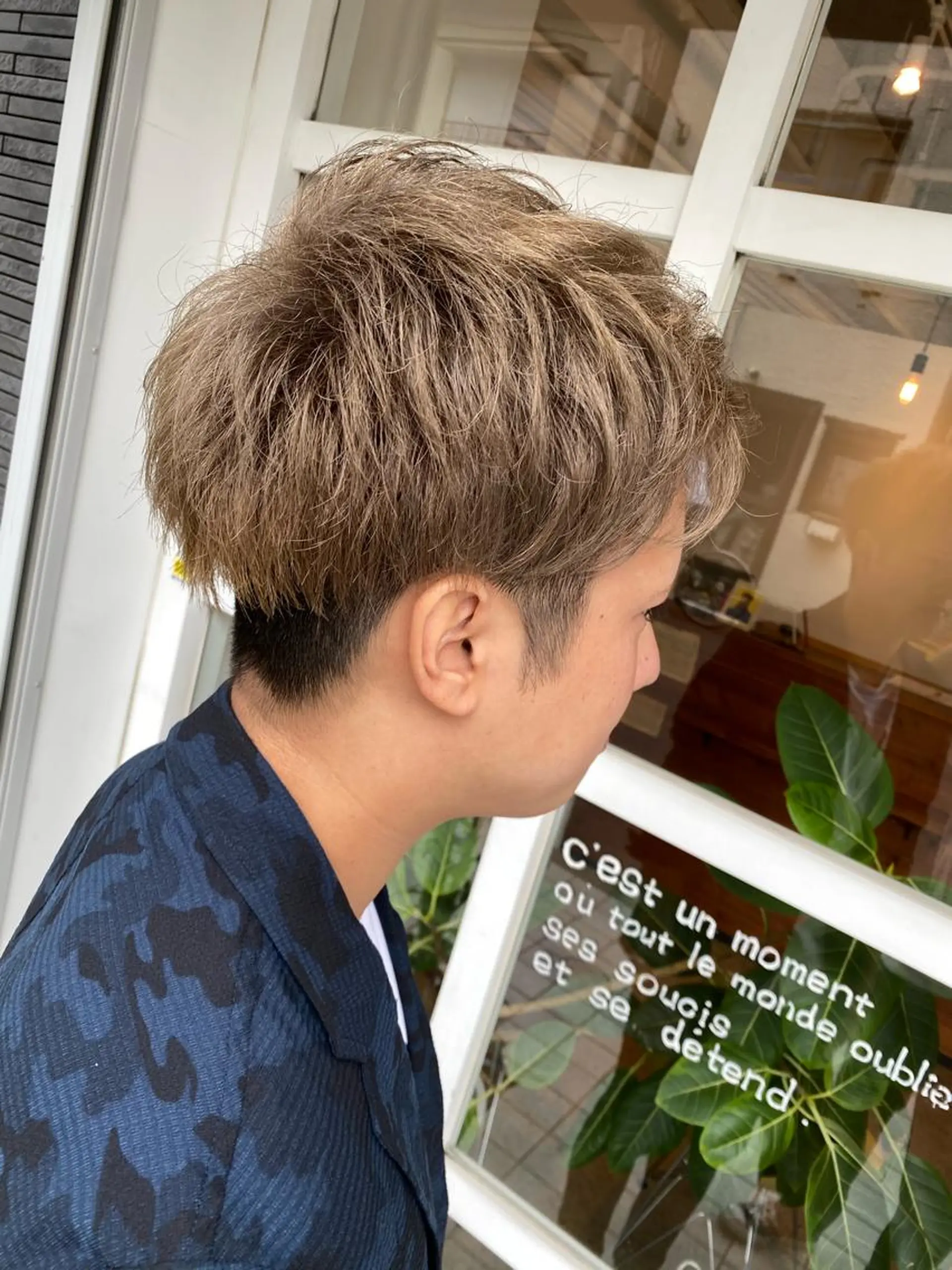 ショート カラー メンズ わかばやし ゆうこのヘアスタイル