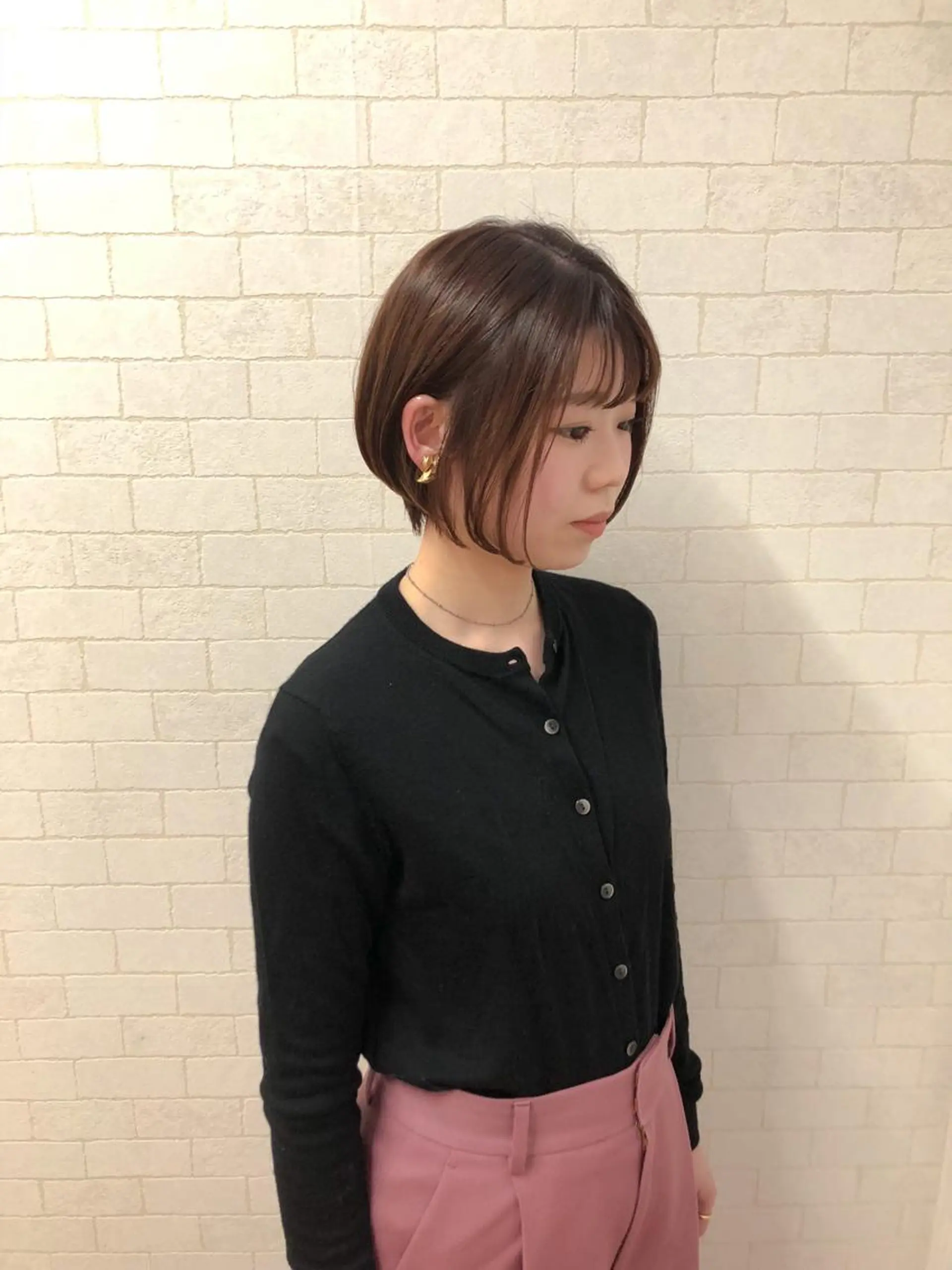 ショート カラー ショートボブ ベージュカラー ボブ ショートヘア 房川 尚人のヘアスタイル