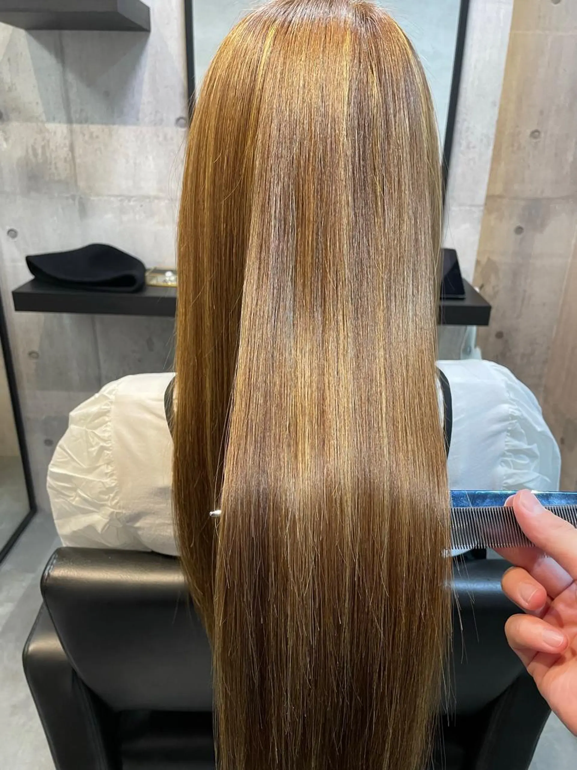 ロング カット トリートメント 👑髪質改善カラー 中垣斗希のヘアスタイル