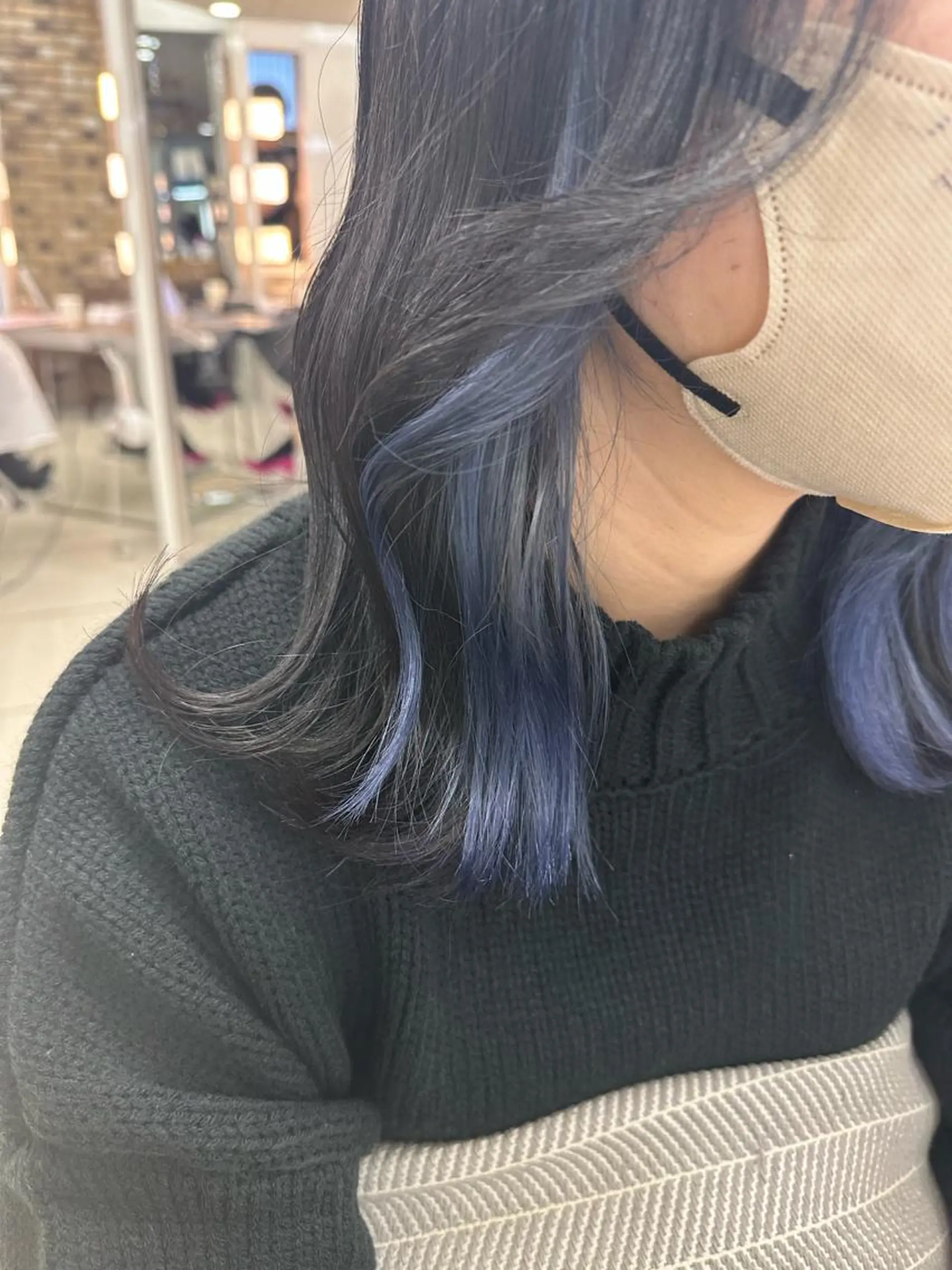 ミディアム すぐ予約OK💕 シールエクステのヘアスタイル