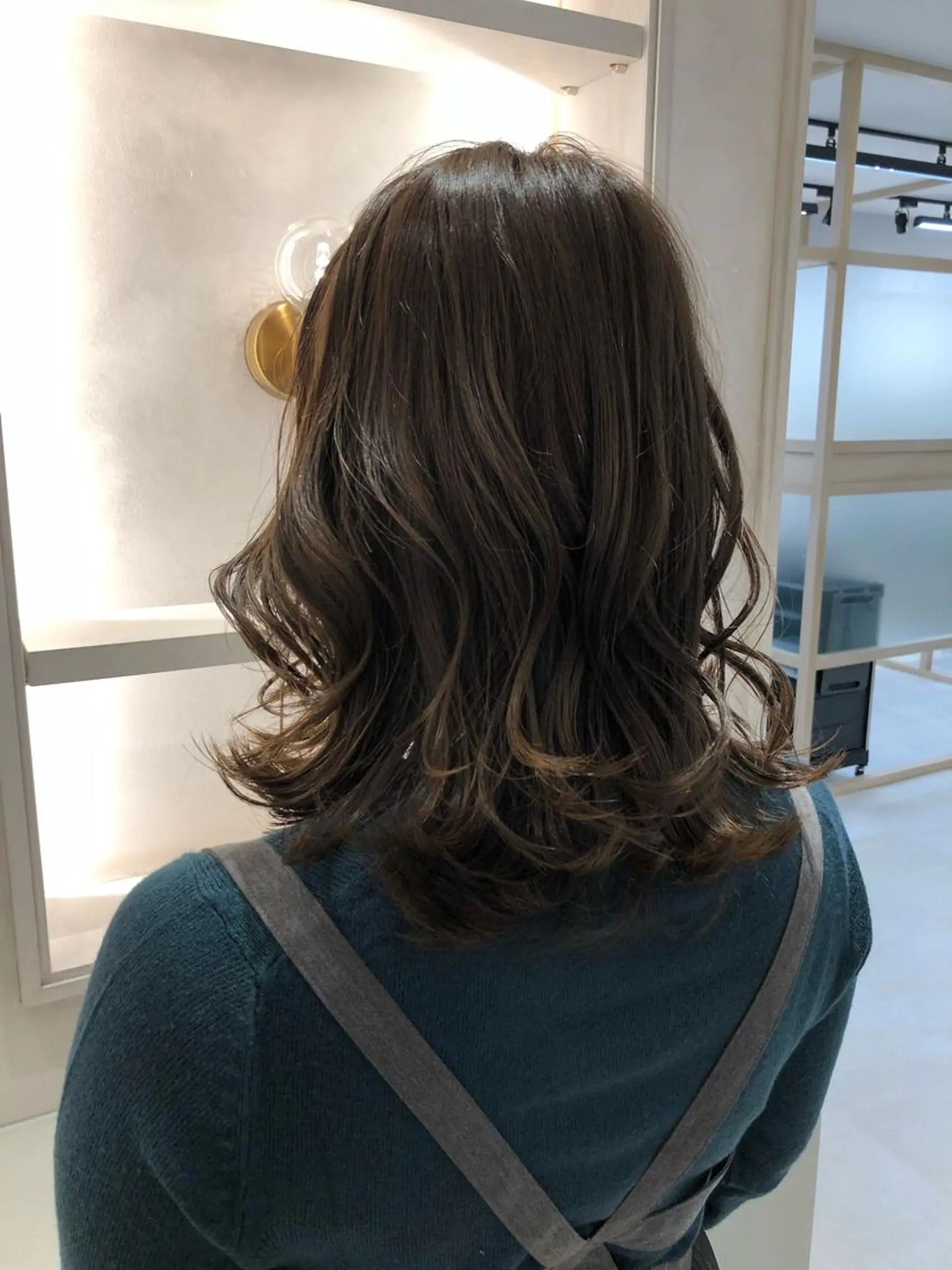 ミディアム カラー ヘアアレンジ 天野 涼のヘアスタイル