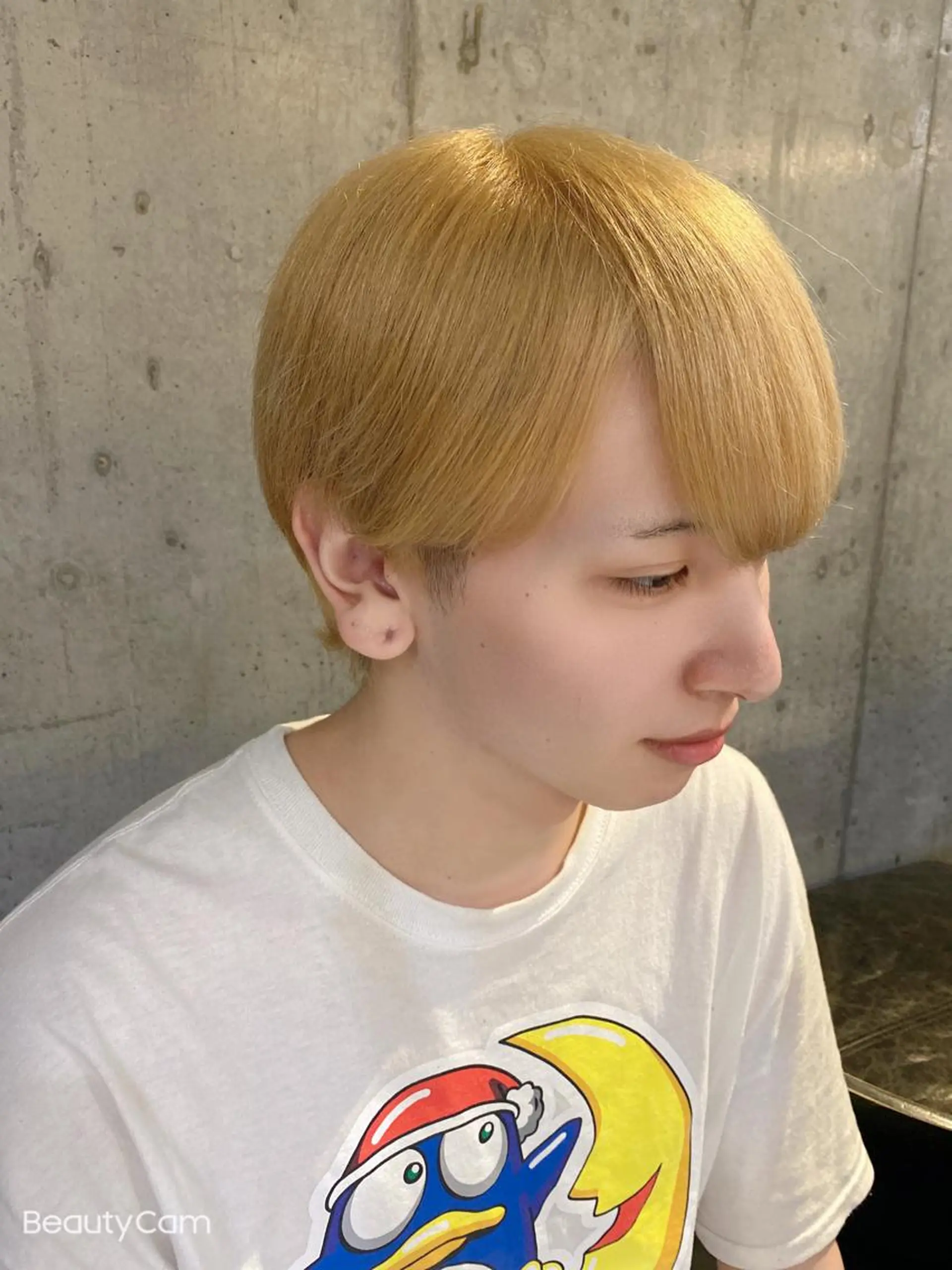 カラー アッシュ ベージュカラー 黒髪 ブルーカラー ブルーブラック カット ヘアカラー トリートメント 透明感/韓国風 🤍mito🤍のヘアスタイル