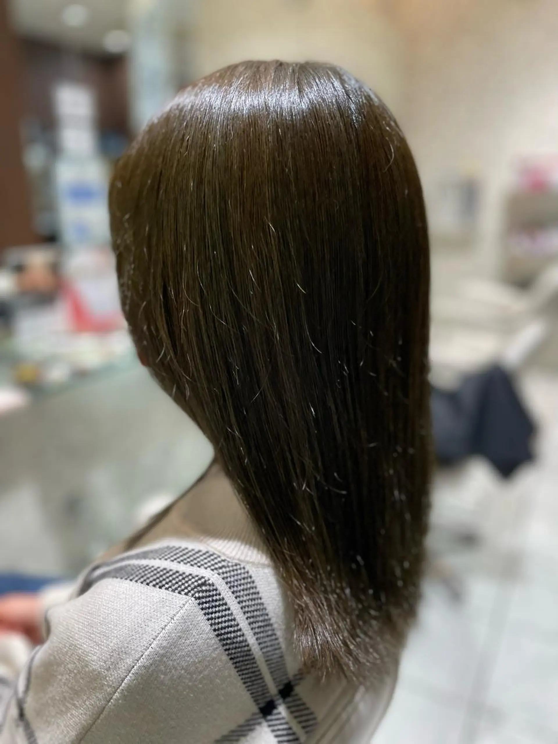 セミロング カラー グレージュ オリーブグレージュ オリーブグレー AGU hair vigor 三条店所属・AGU 三条店 林　雄のヘアスタイル