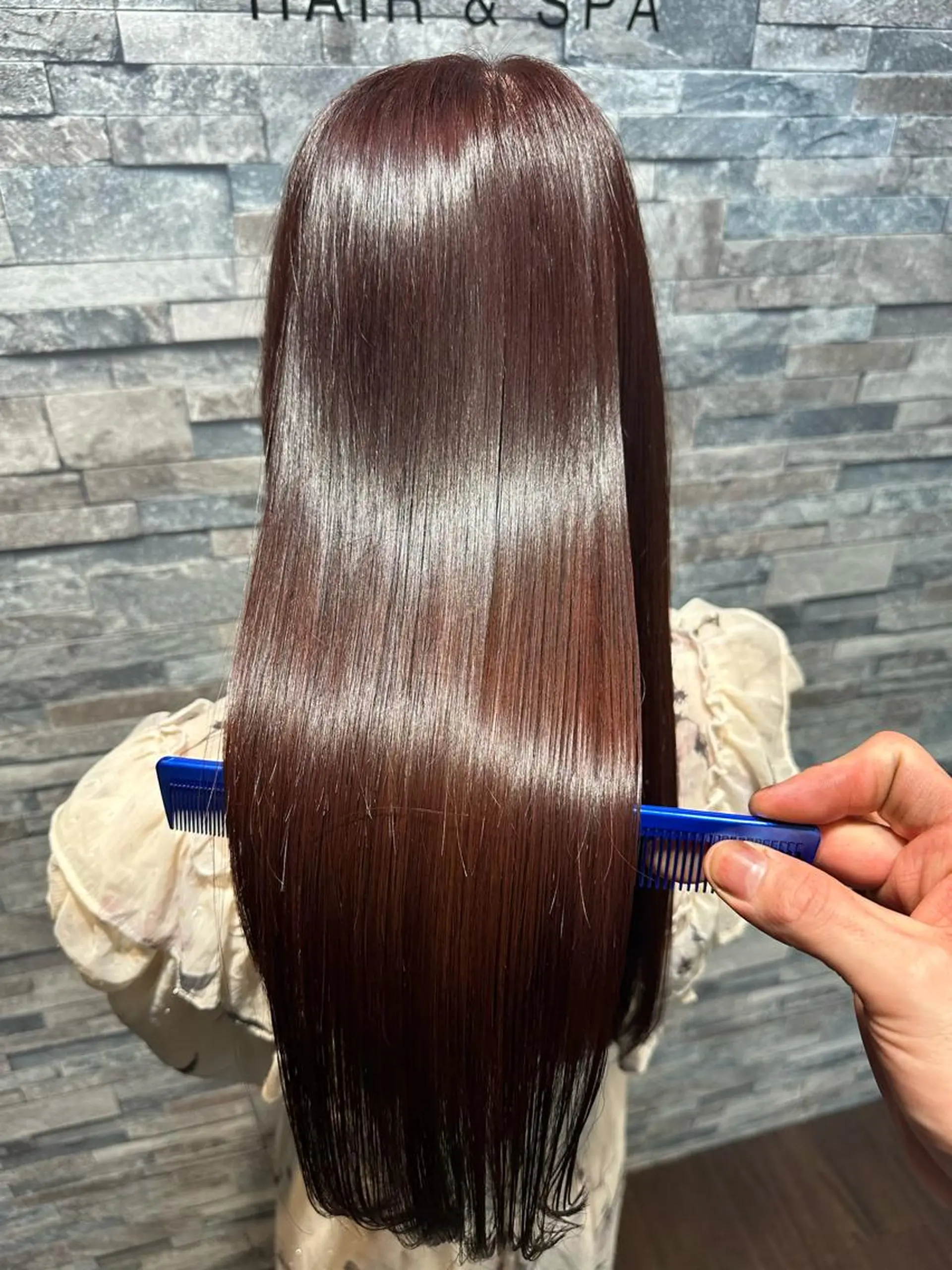 ロング カラー カット ヘアカラー トリートメント ヘッドスパ youres hair 東口店所属・🌸ULTOWA🌸 髪質改善/縮毛/店長のヘアスタイル
