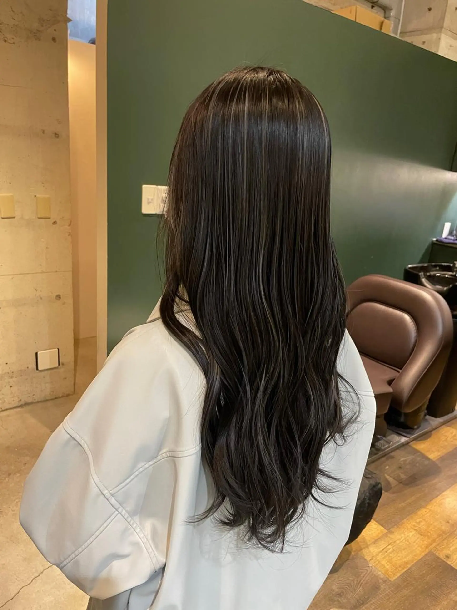 ロング カラー ハイライトカラー ハイライト カット ヘアカラー トリートメント amie   水戸所属・レイヤー💧艶髪 💧Syotaのヘアスタイル