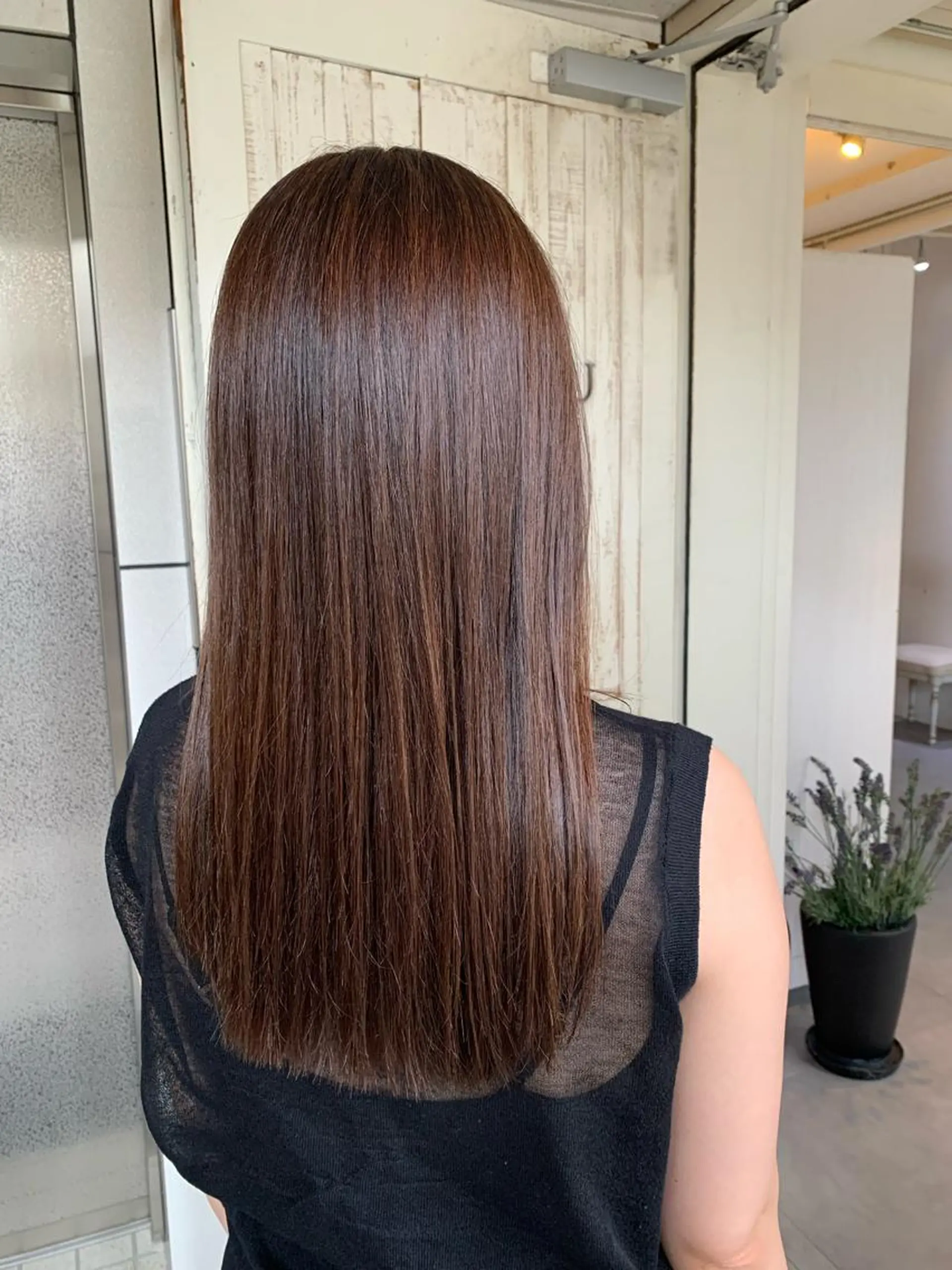ロング カラー ベージュカラー ブラウンカラー イルミナカラー カット ヘアカラー トリートメント JYUNESU表参道所属・似合わせhair🔸 アサダ　タカコ🔸のヘアスタイル