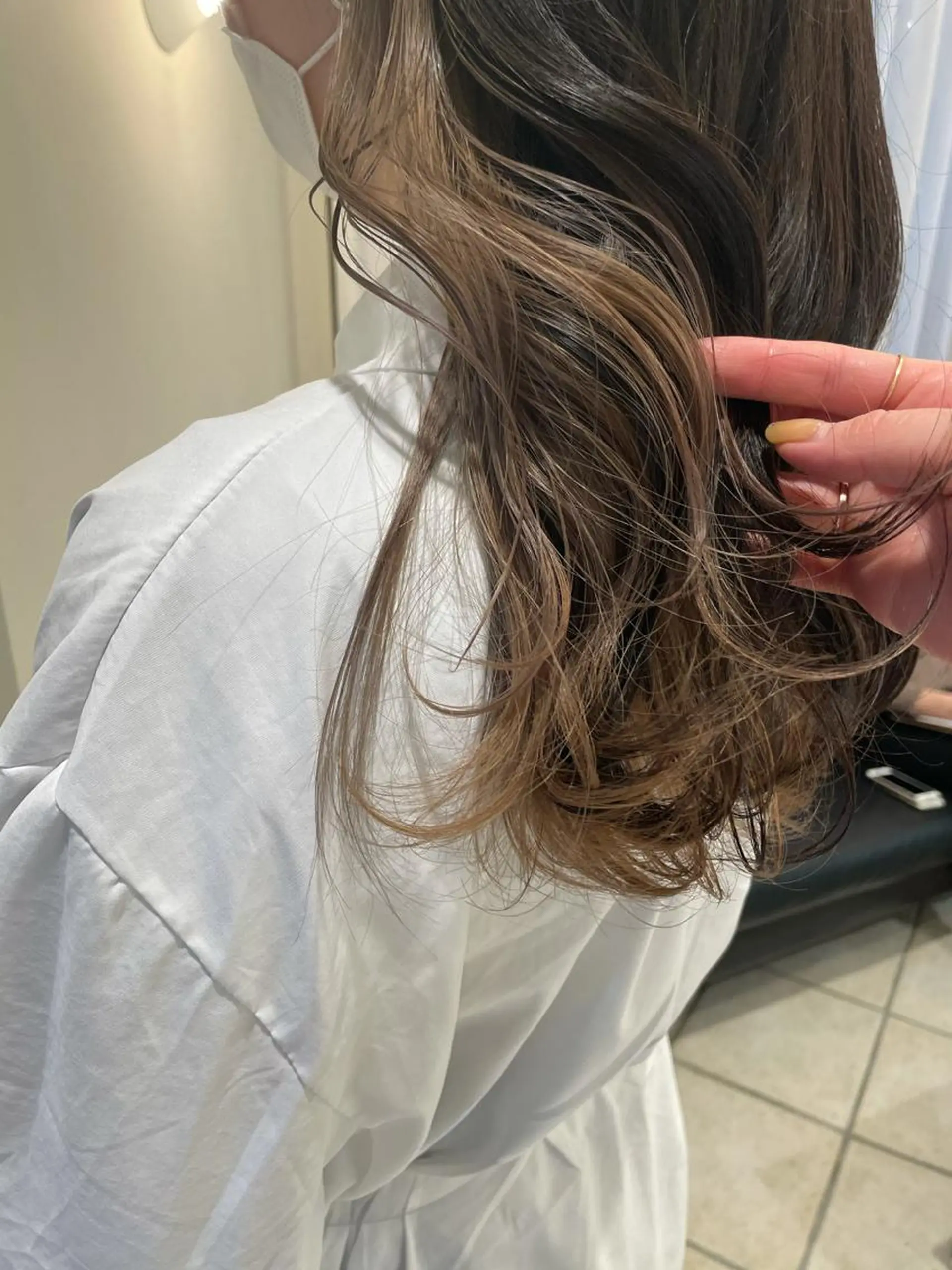 ロング アッシュ ヨシンモリ トリートメント 韓国風ヘア♡ runaのヘアスタイル