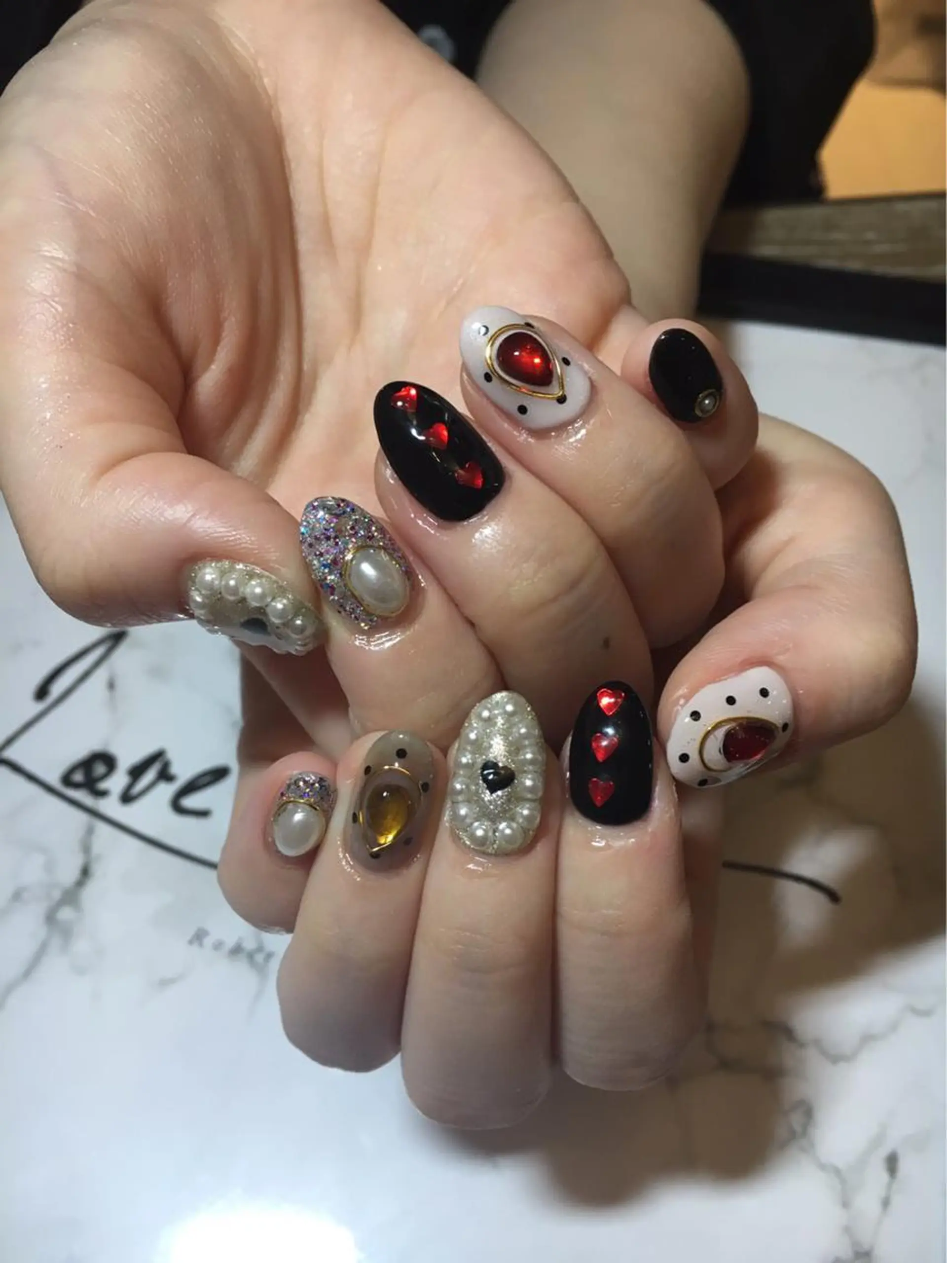 ネイル 持ち込み LOVE NAIL 💕Sonoのネイルデザイン