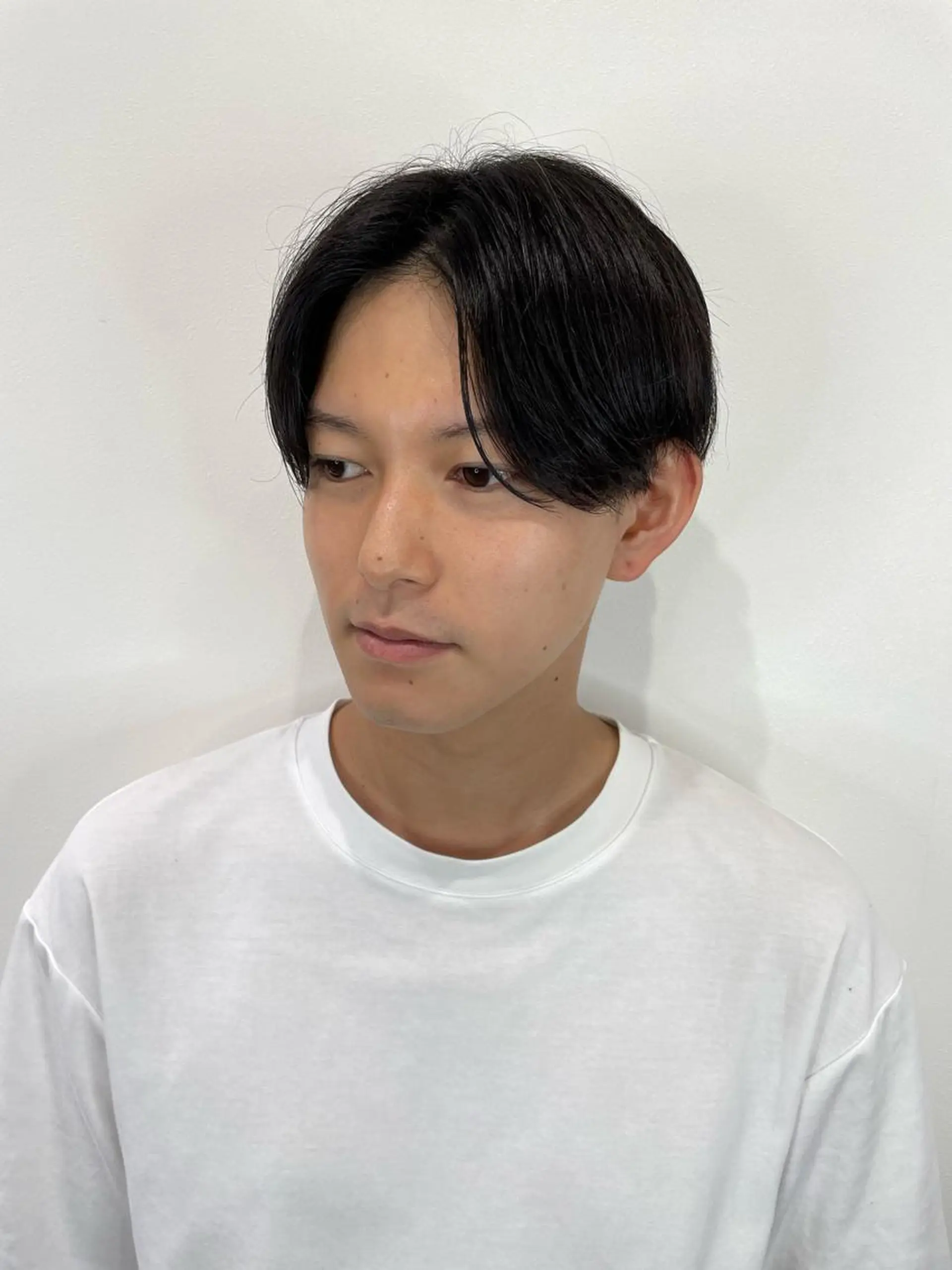 メンズ センターパート カット メンズカット クドウユウキのヘアスタイル