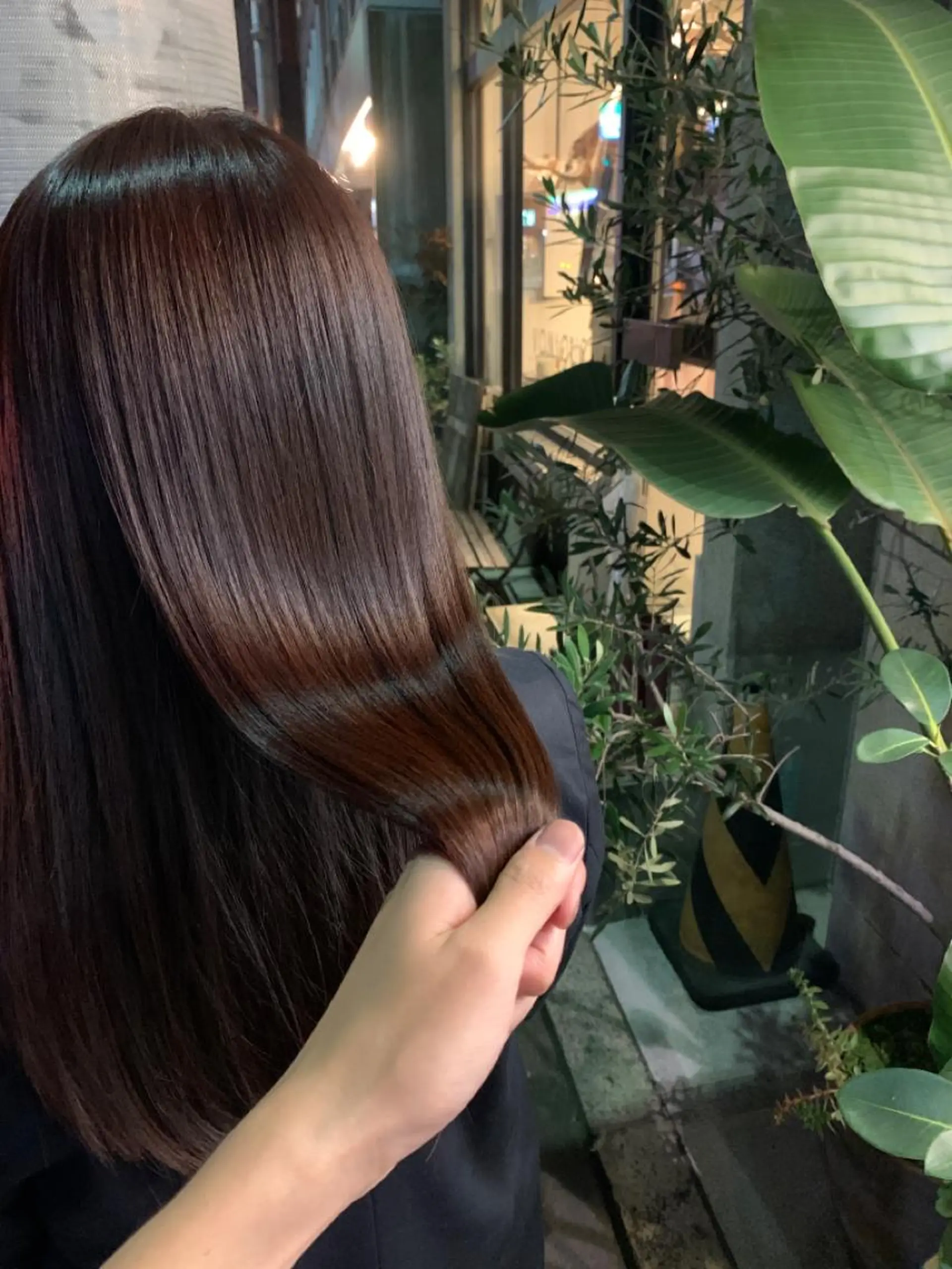 ロング 髪質改善 トリートメント 艶髪color💎髪 質改善ストレート大吉のヘアスタイル