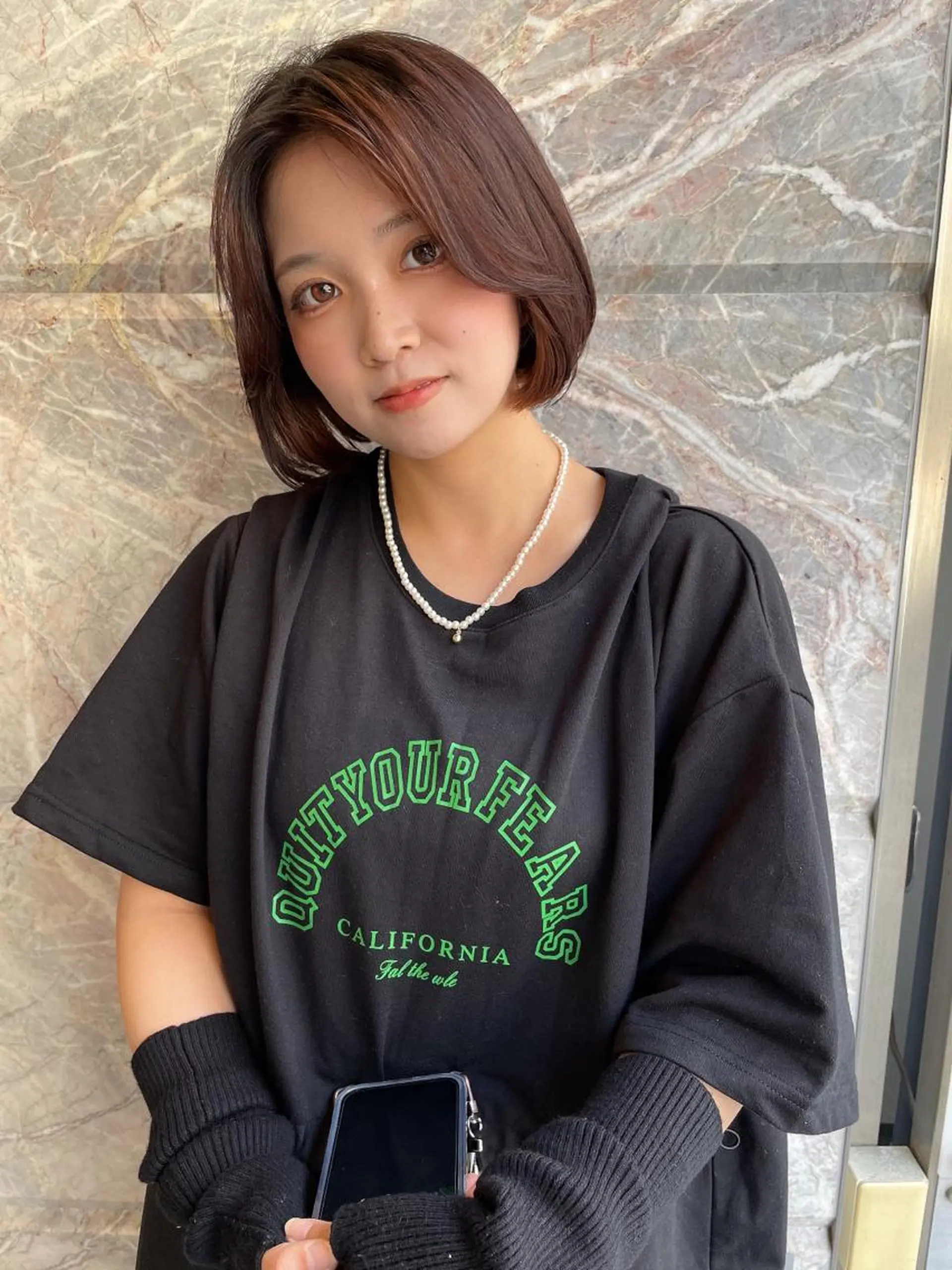 ショート カット ヘアカラー トリートメント 髪質改善will hairdesignのヘアスタイル