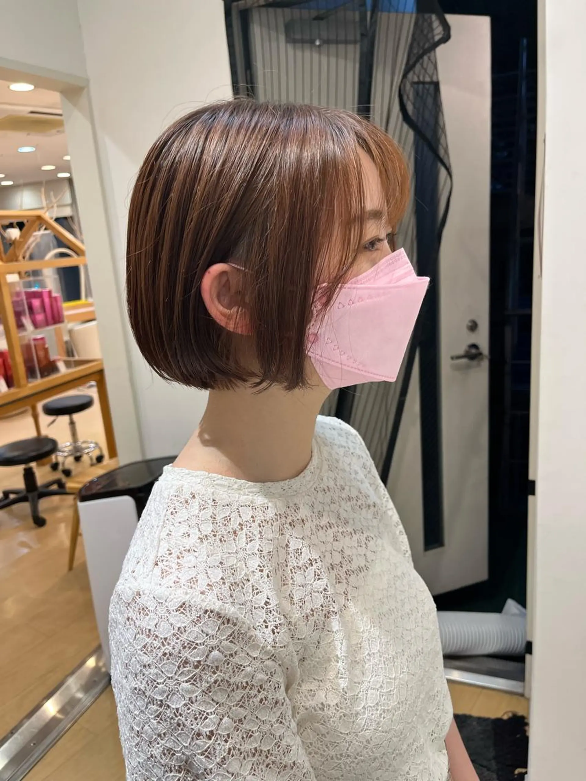 ショート ボブ カット トリートメント 💠つたふうか/ 韓国/メンズヘア💠のヘアスタイル