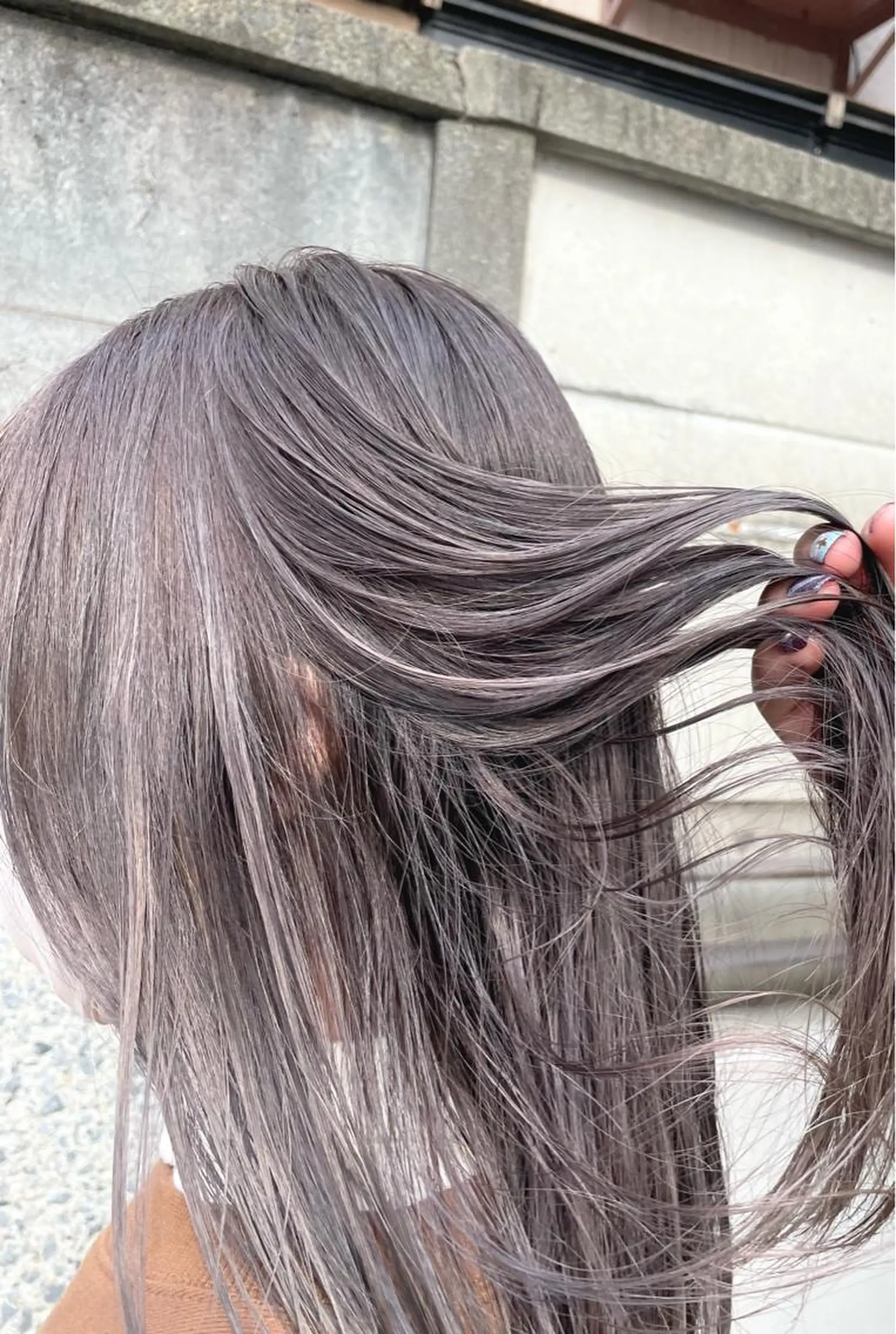 ロング カラー トリートメント ヘアカラー トリートメント 中村 海波のヘアスタイル