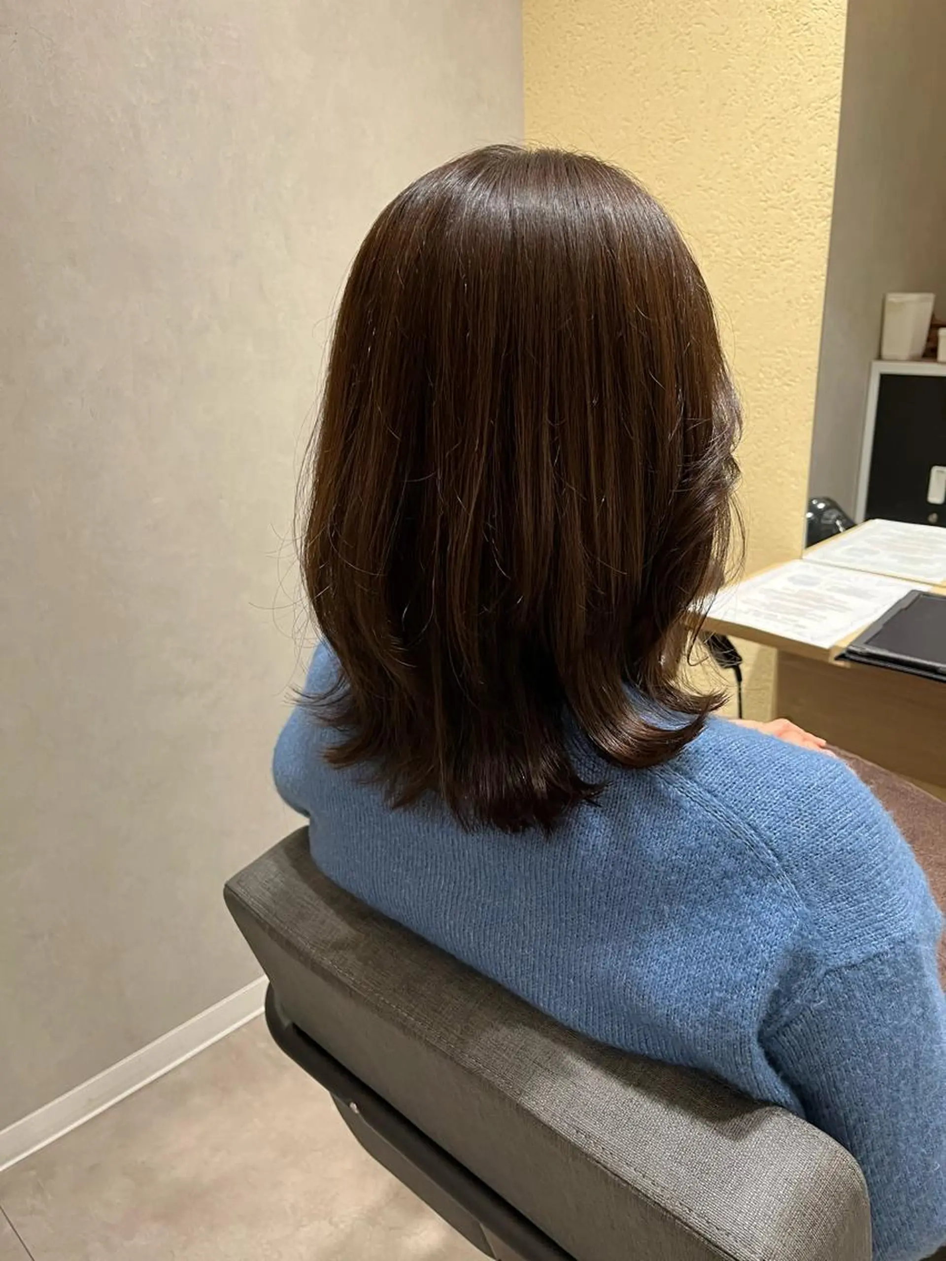 ミディアム くびれヘア カット トリートメント TELA HAIR所属・長谷川 千尋のヘアスタイル