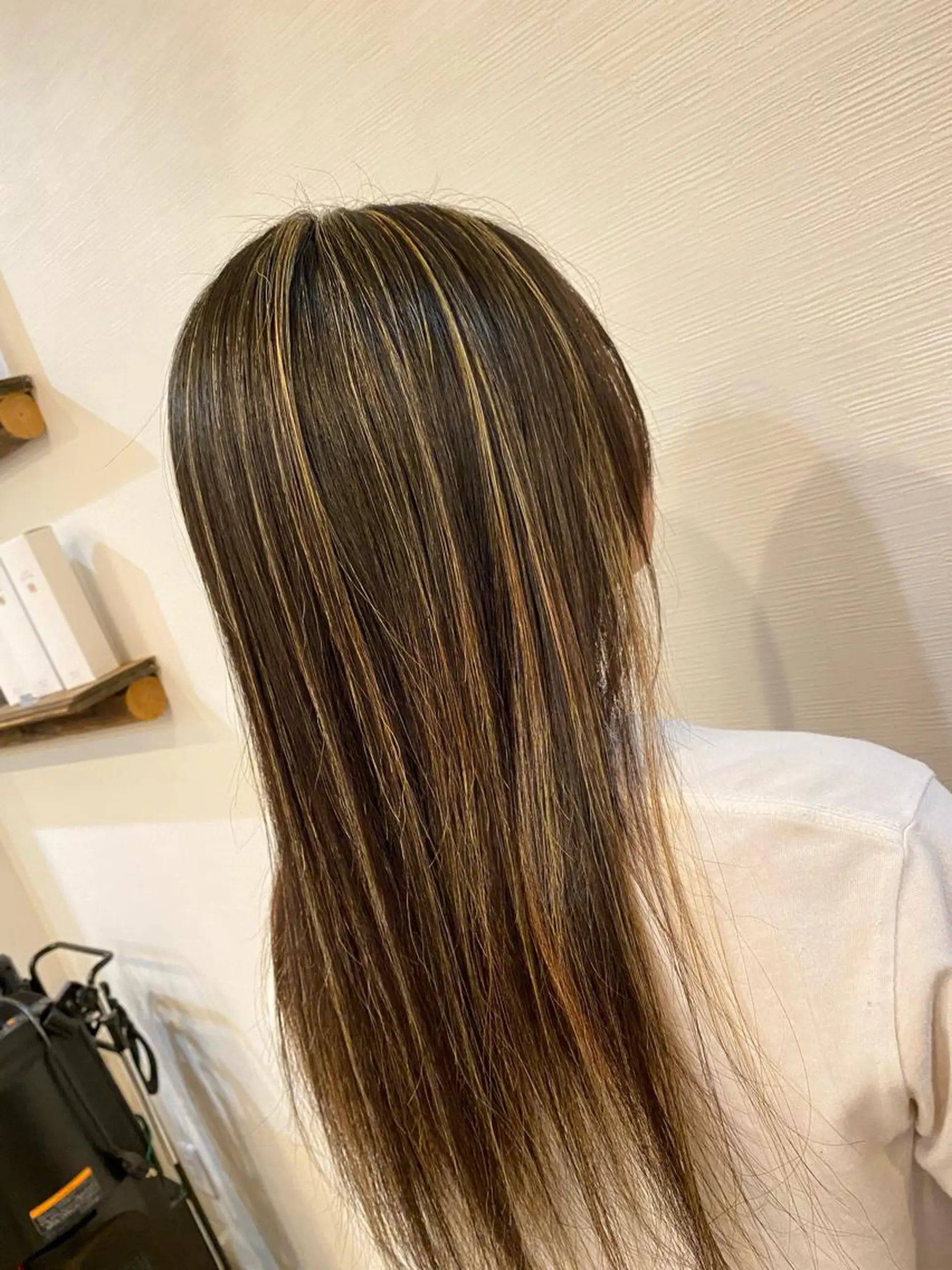 ロング カラー ハイライトカラー ハイライト RIRŪA所属・プルシールエクステ ちゃきのヘアスタイル