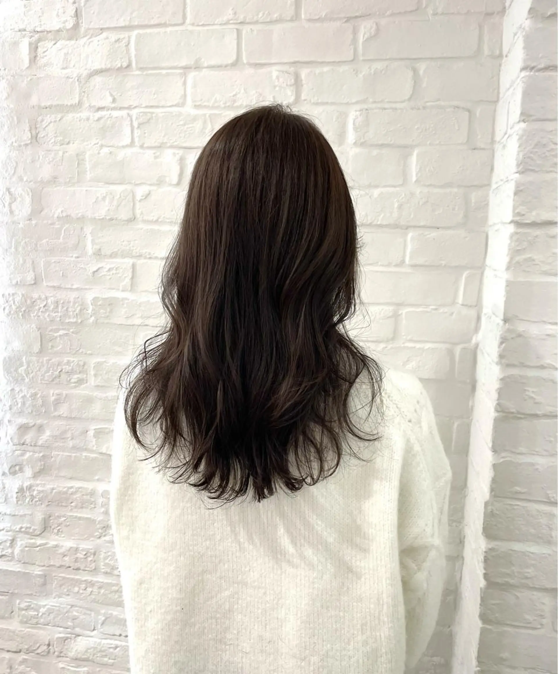 ロング カット ヘアカラー トリートメント 米津 優花のヘアスタイル