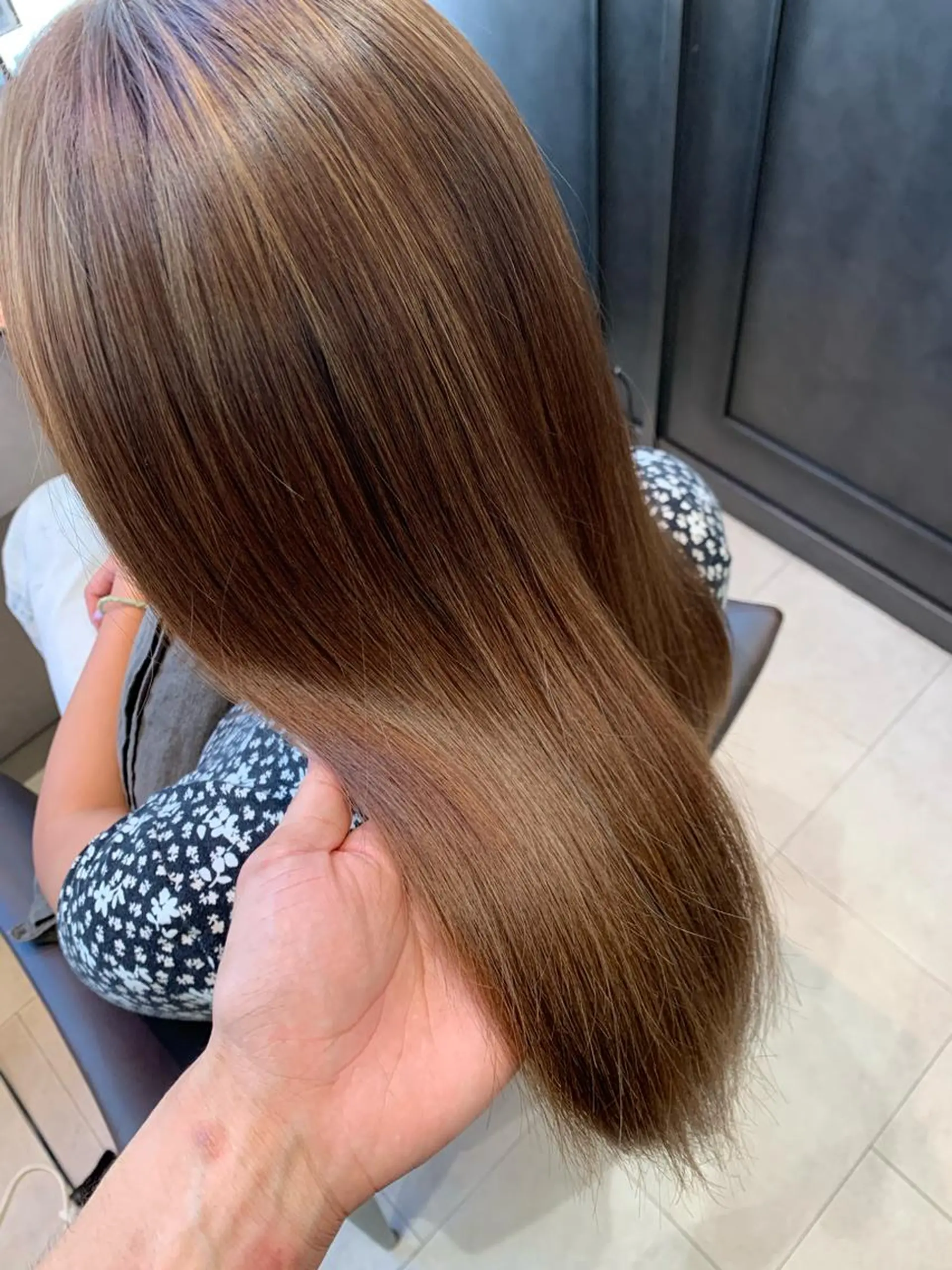 ロング カラー カット 三宅 昌太のヘアスタイル