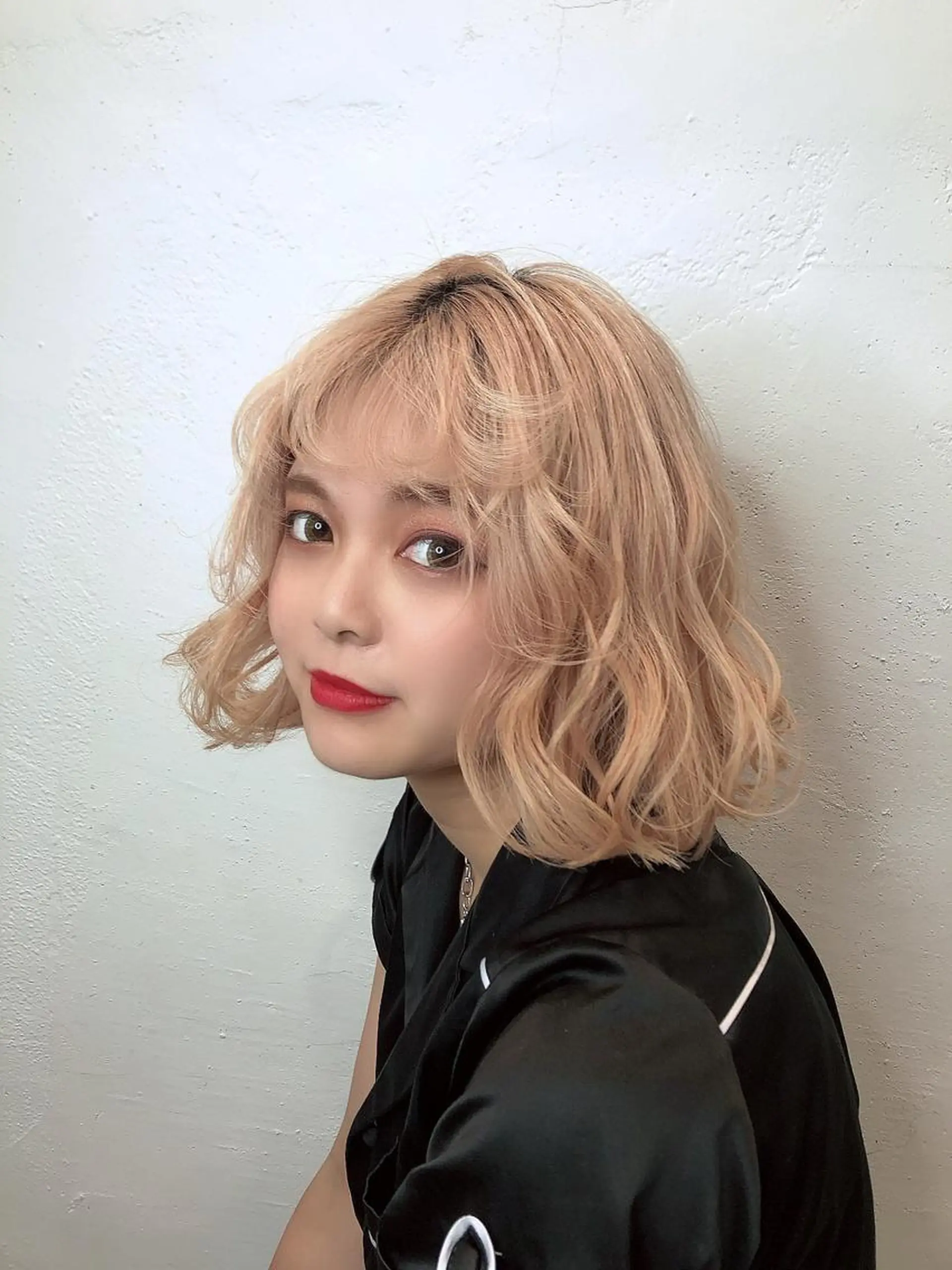 ミディアム カラー ヘアカラー 🇰🇷カルマパーマ kaito🇰🇷のヘアスタイル