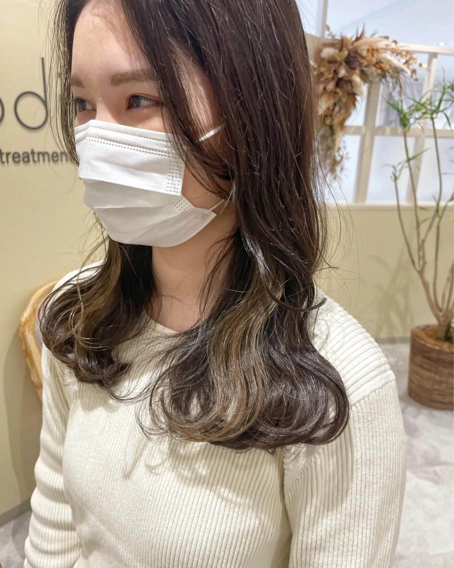 ロング カラー イヤリングカラー カット ヘアカラー ボブ支持率NO1 🌈CHIKAのヘアスタイル