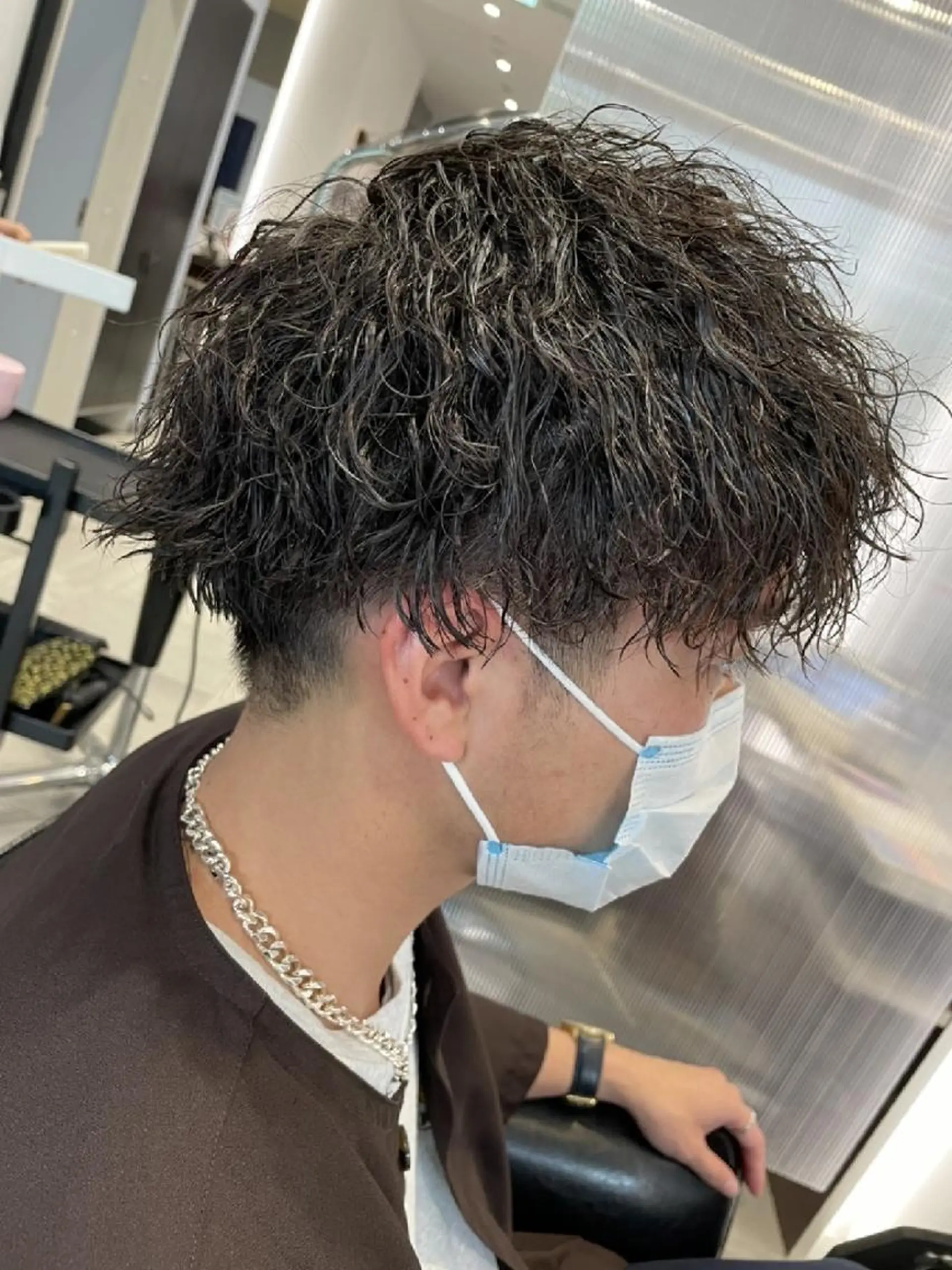 パーマ メンズ カット パーマ Hair&Make EARTHのヘアスタイル
