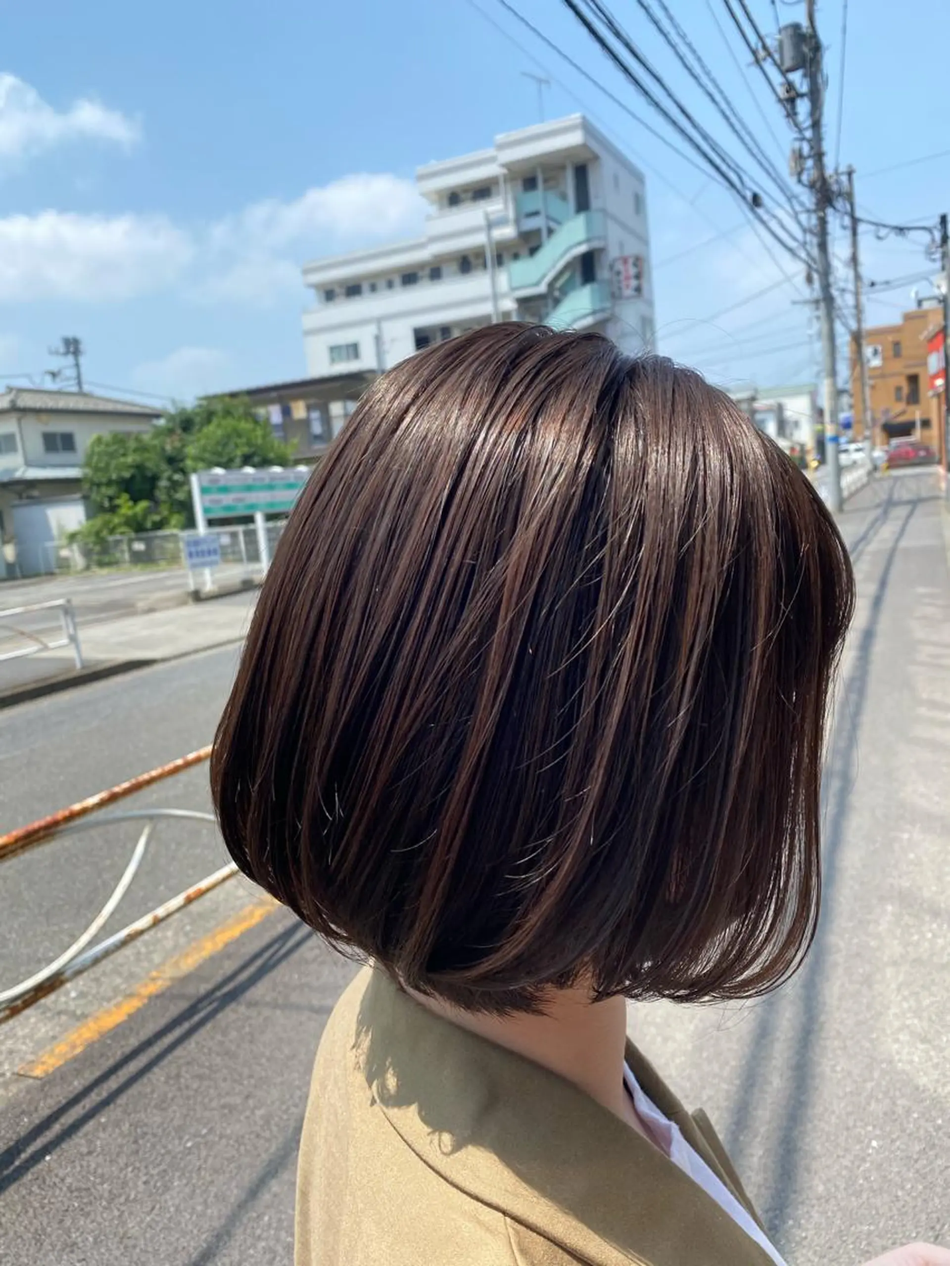ミディアム カラー ベージュカラー カット ヘアカラー トリートメント 谷合 貴志のヘアスタイル