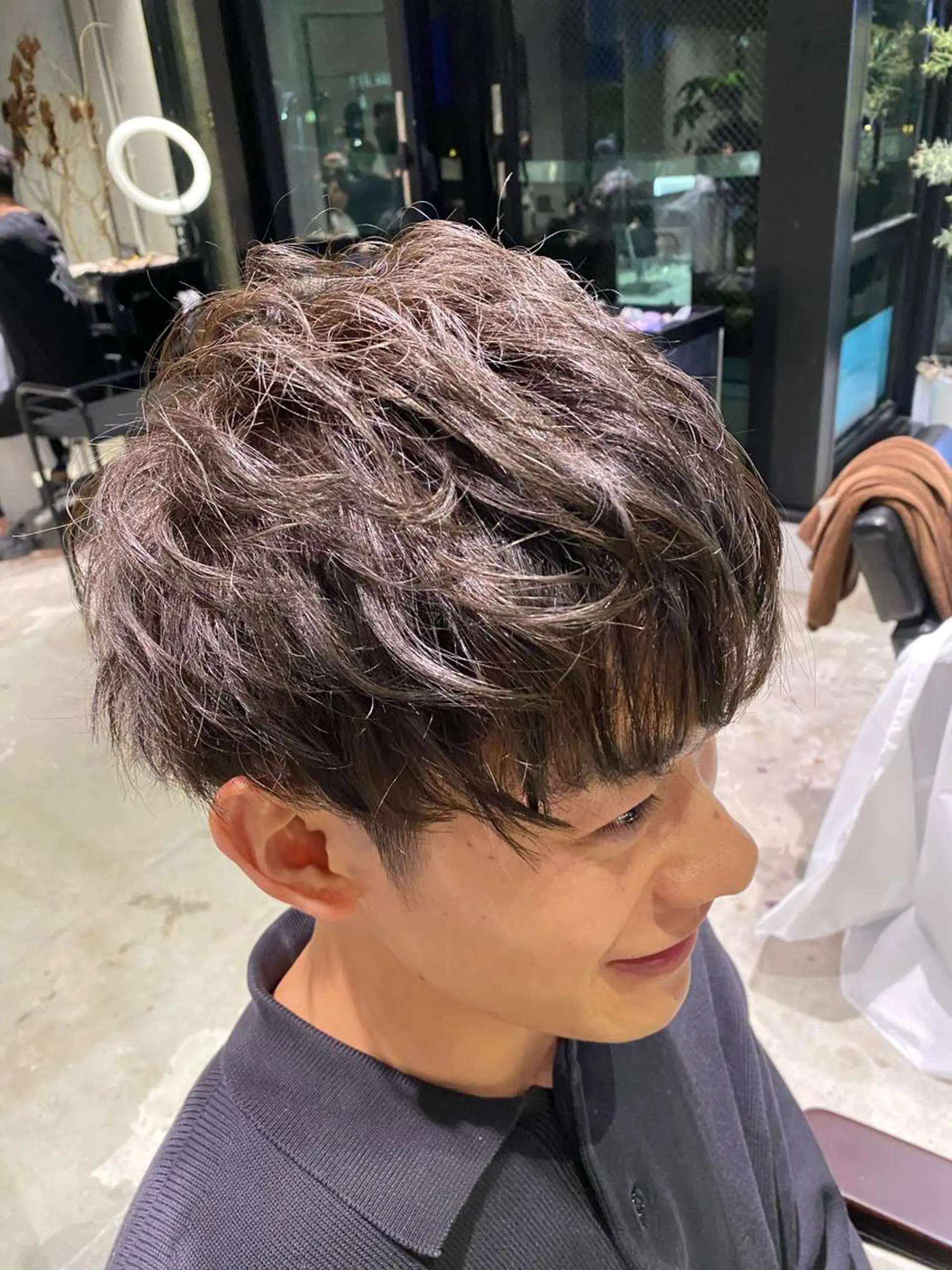ショート カット ヘアカラー 🔱メンズパーマ特化 🔱山下和輝のヘアスタイル