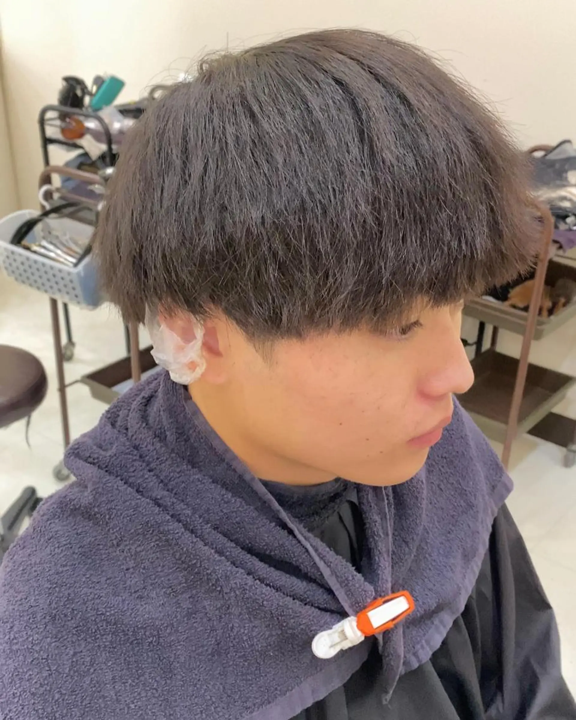 パーマ メンズ フェードカット メンズパーマ プードルパーマ メンズツイストパーマ ツイストスパイラルパーマ 年間2000名担当◎ パーマ職人/仲原佑樹のヘアスタイル
