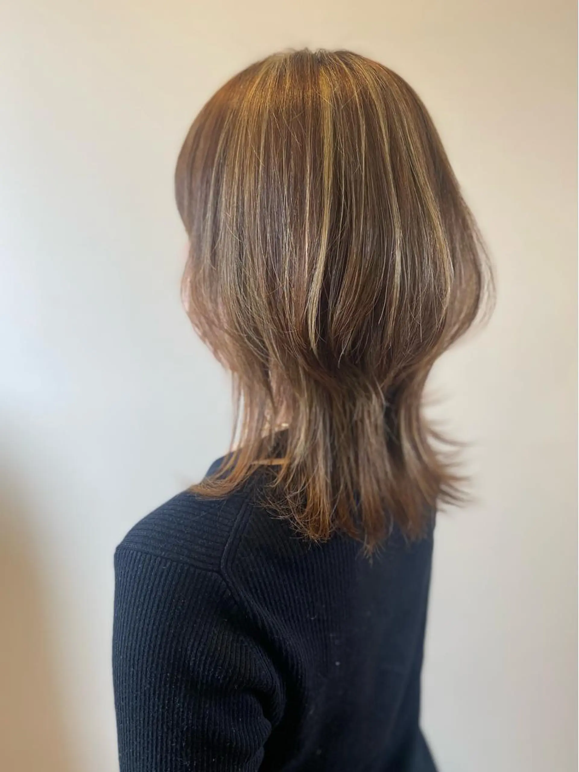 ミディアム カラー カット ヘアカラー トリートメント ✴︎ヒラガカナ✴︎ ECLAT HAIRのヘアスタイル