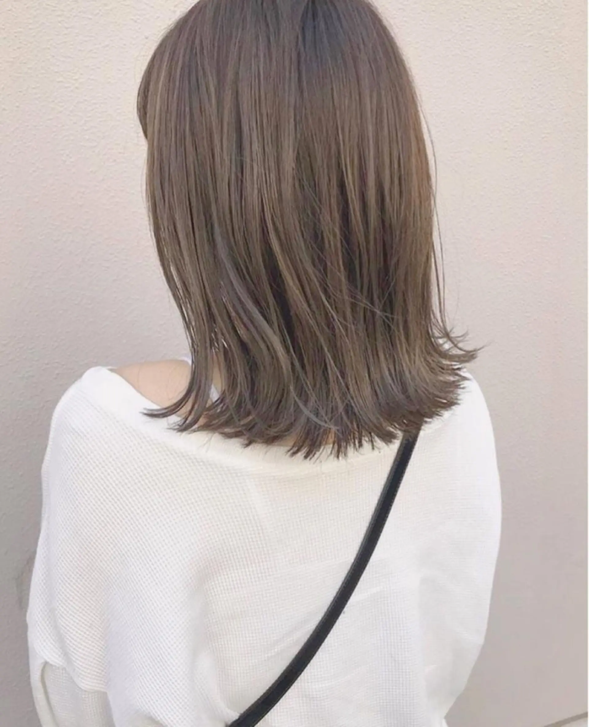 ミディアム カラー ヘアアレンジ ベージュカラー モカベージュ ヘアカラー トリートメント topstylist 芳賀みなみのヘアスタイル