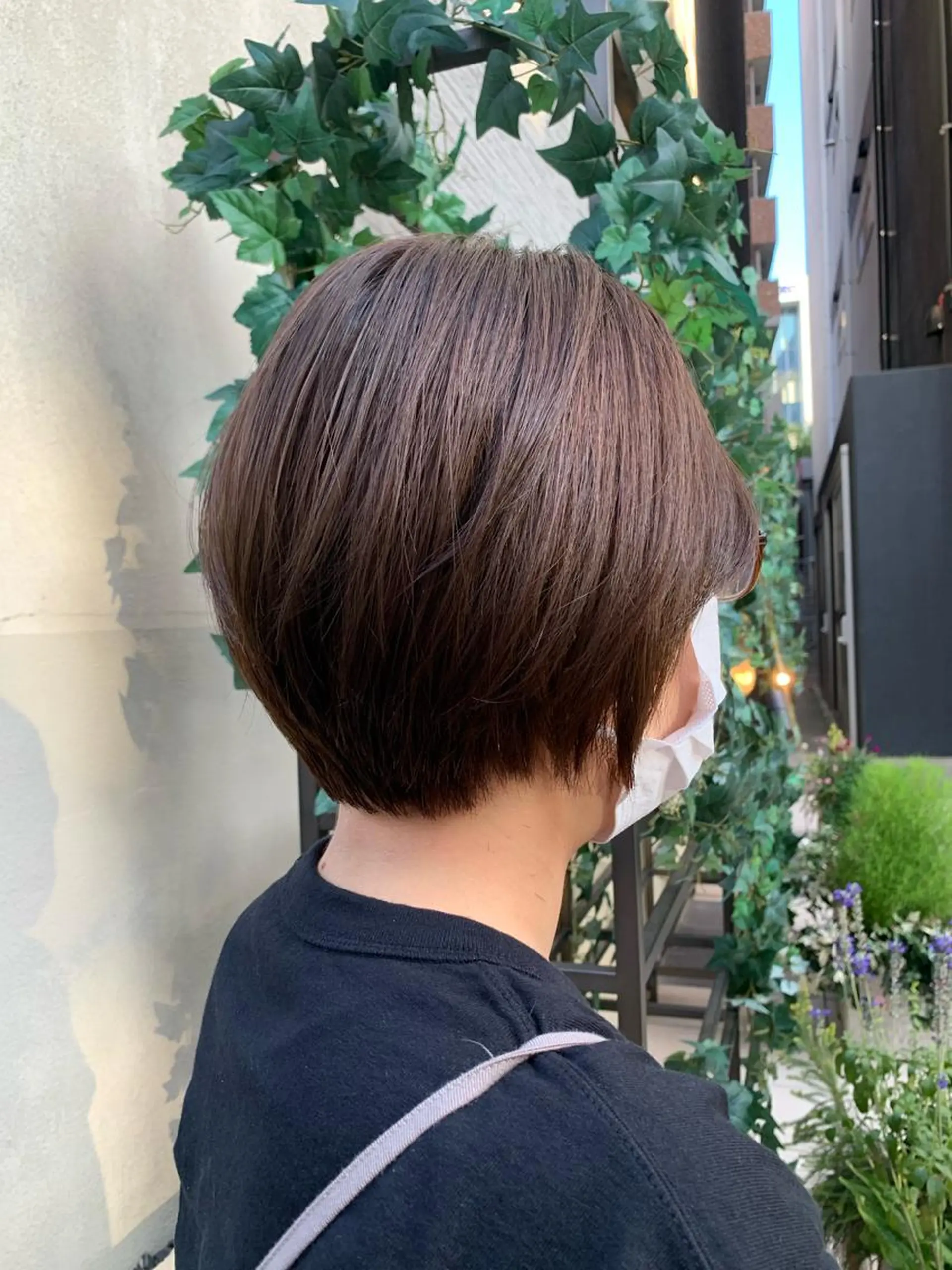 ショート カット ヘアカラー トリートメント AMI🎀韓国ヘア keshiki大名のヘアスタイル