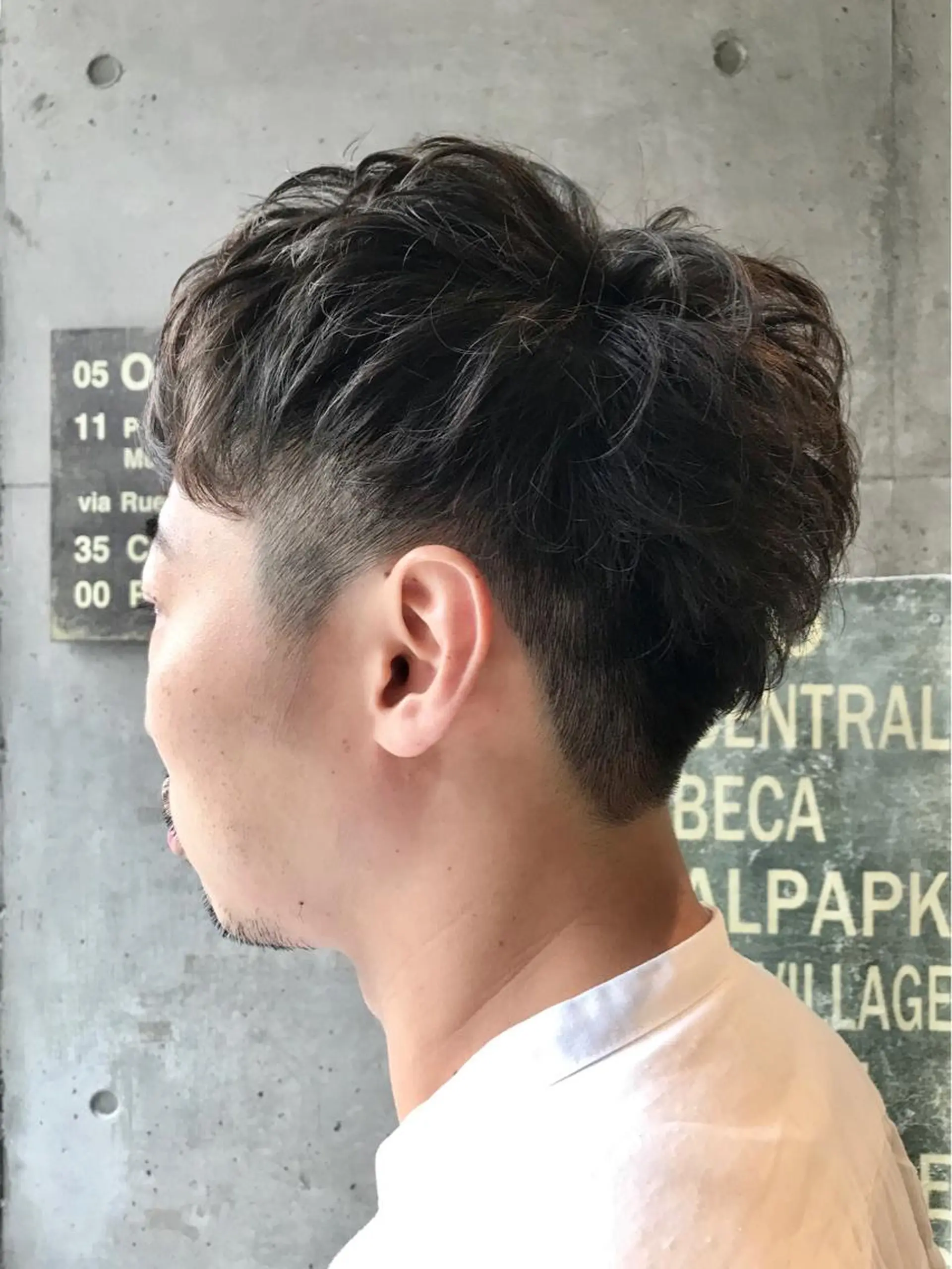 ショート パーマ メンズ メンズパーマ ツーブロック カット パーマ トリートメント KEN KENのヘアスタイル